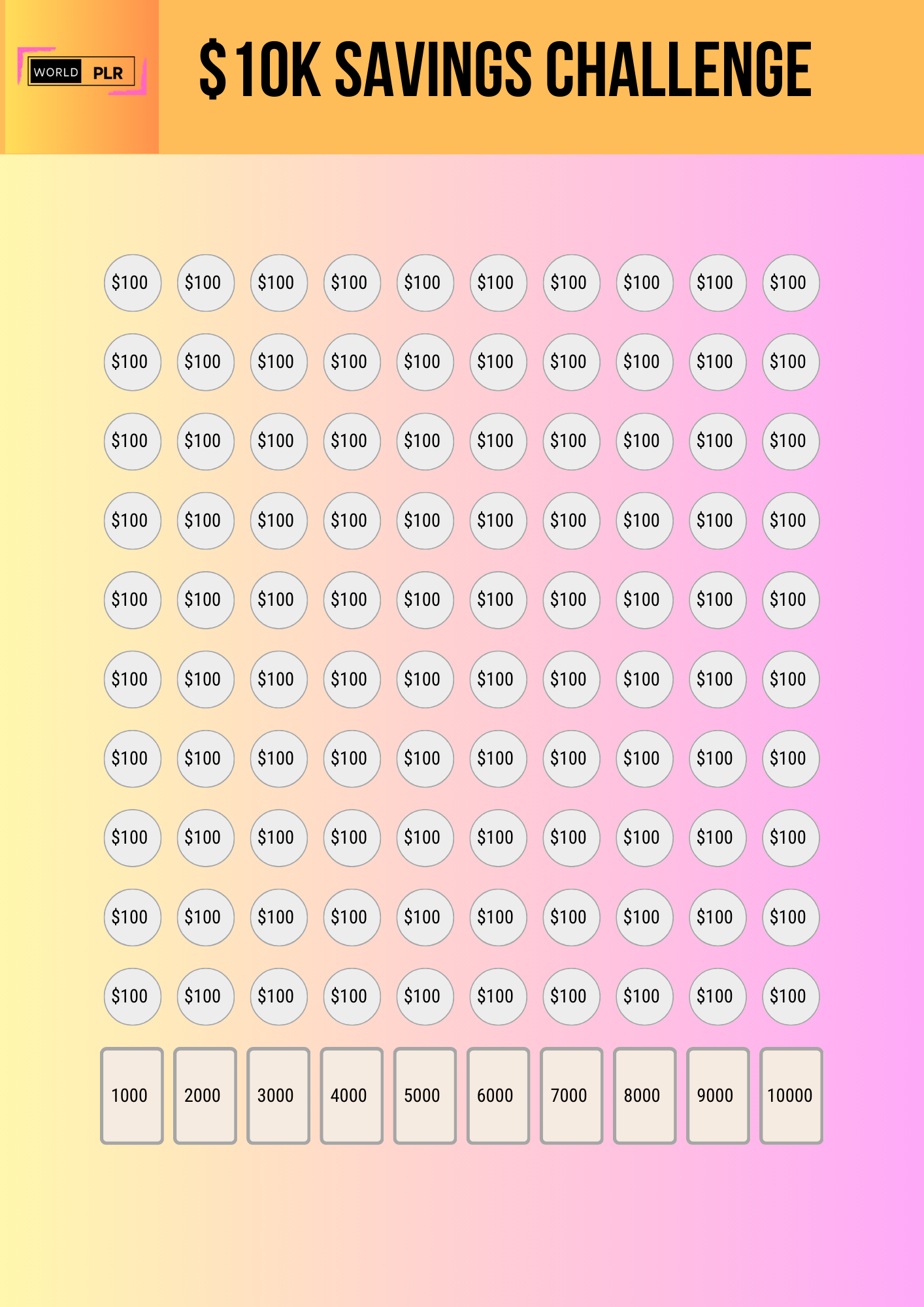 $10k Savings Tracker