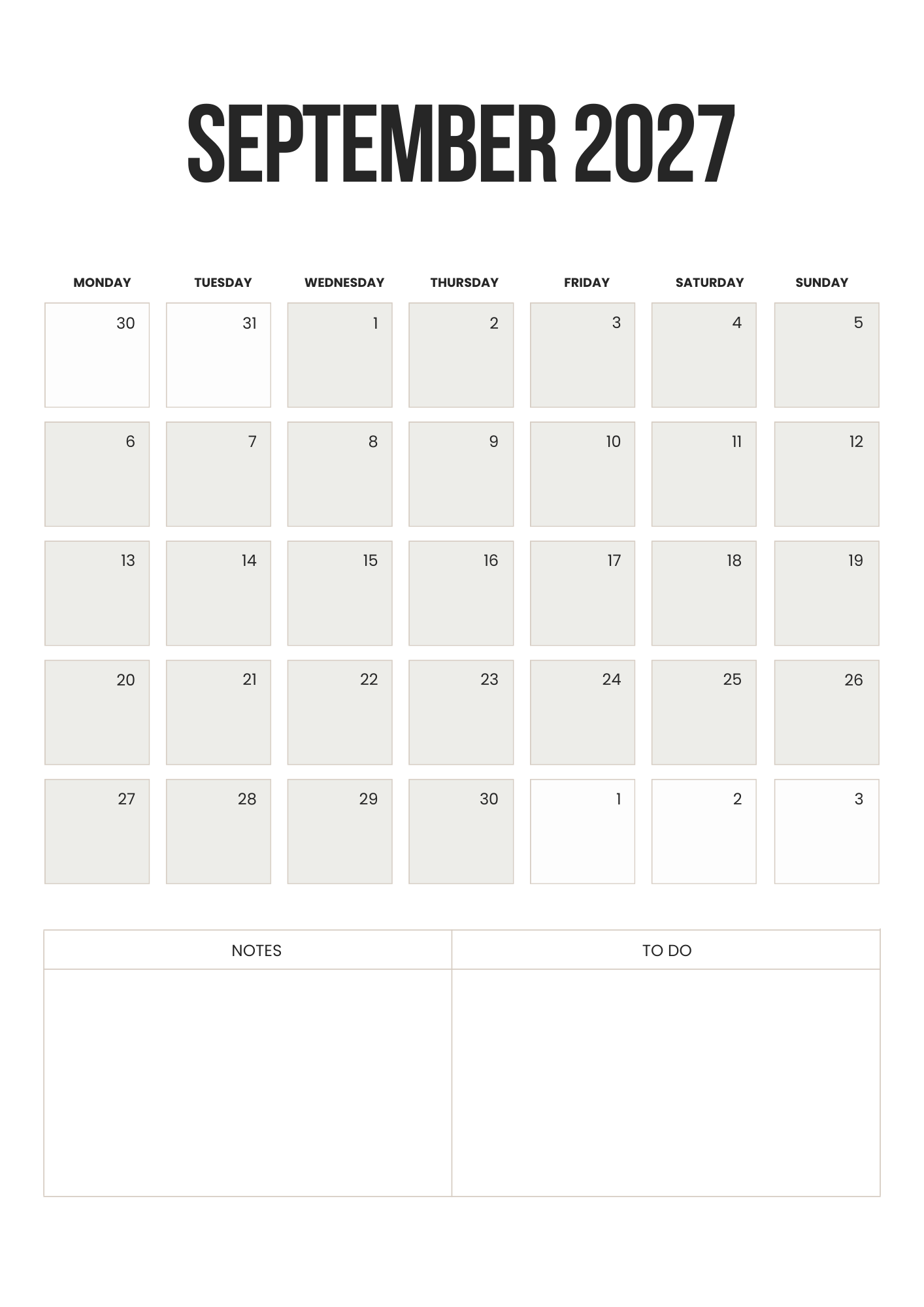 Calendario 2027 imprimible, planificador mensual, semanal y anual, tamaño carta A4, PDF