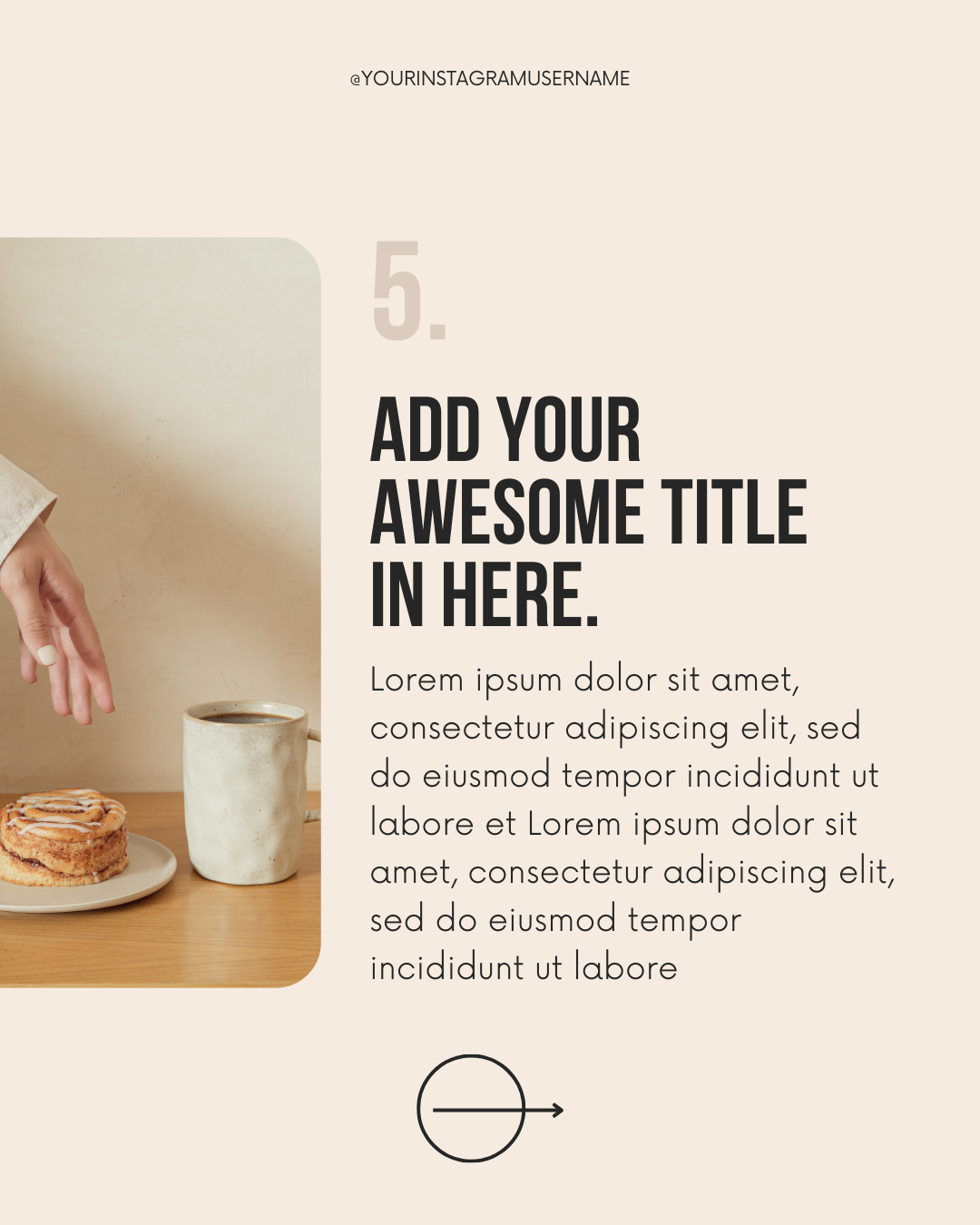 Instagram Carousel Posts Editable Canva Template for Content Design