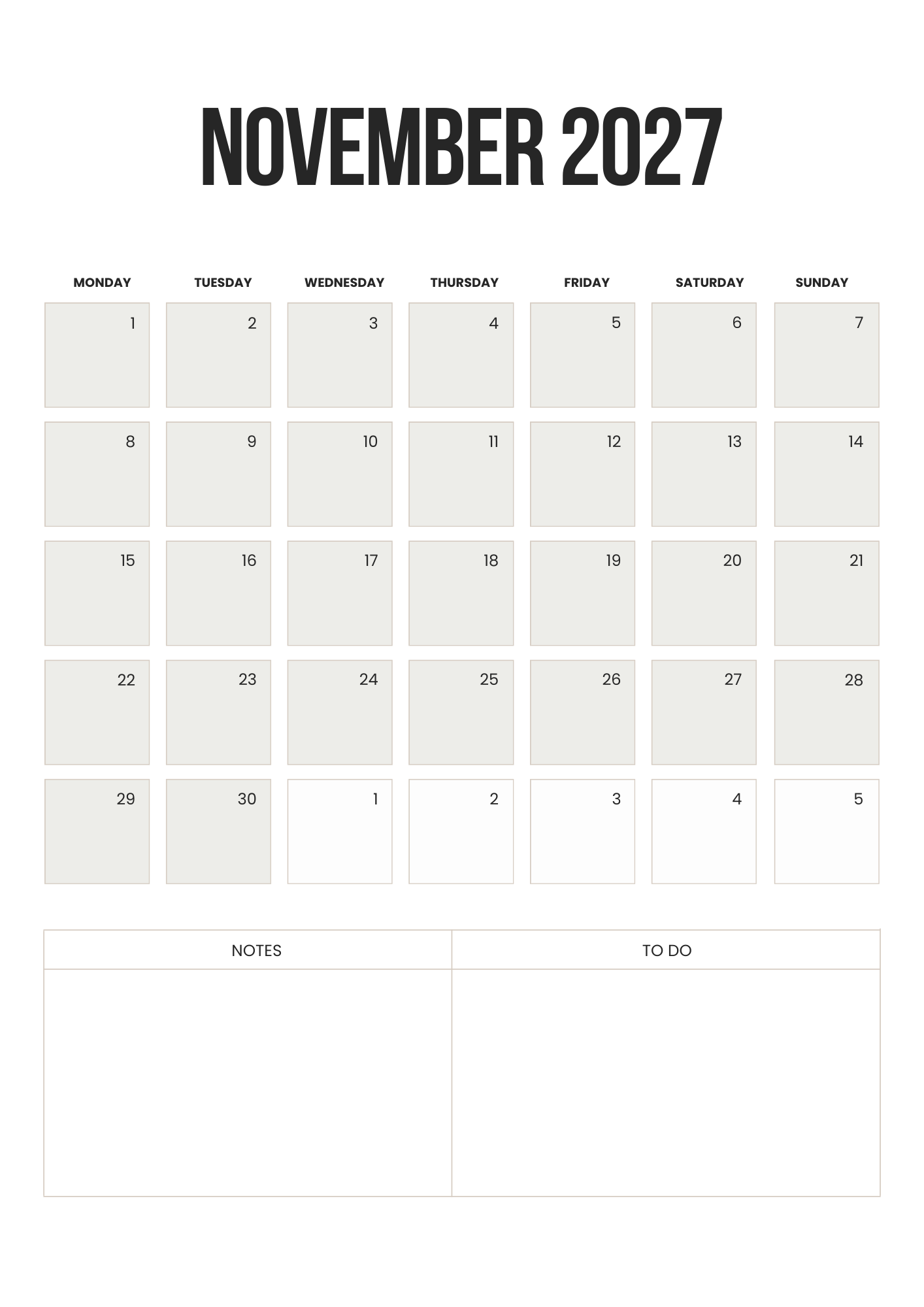 Calendario 2027 imprimible, planificador mensual, semanal y anual, tamaño carta A4, PDF
