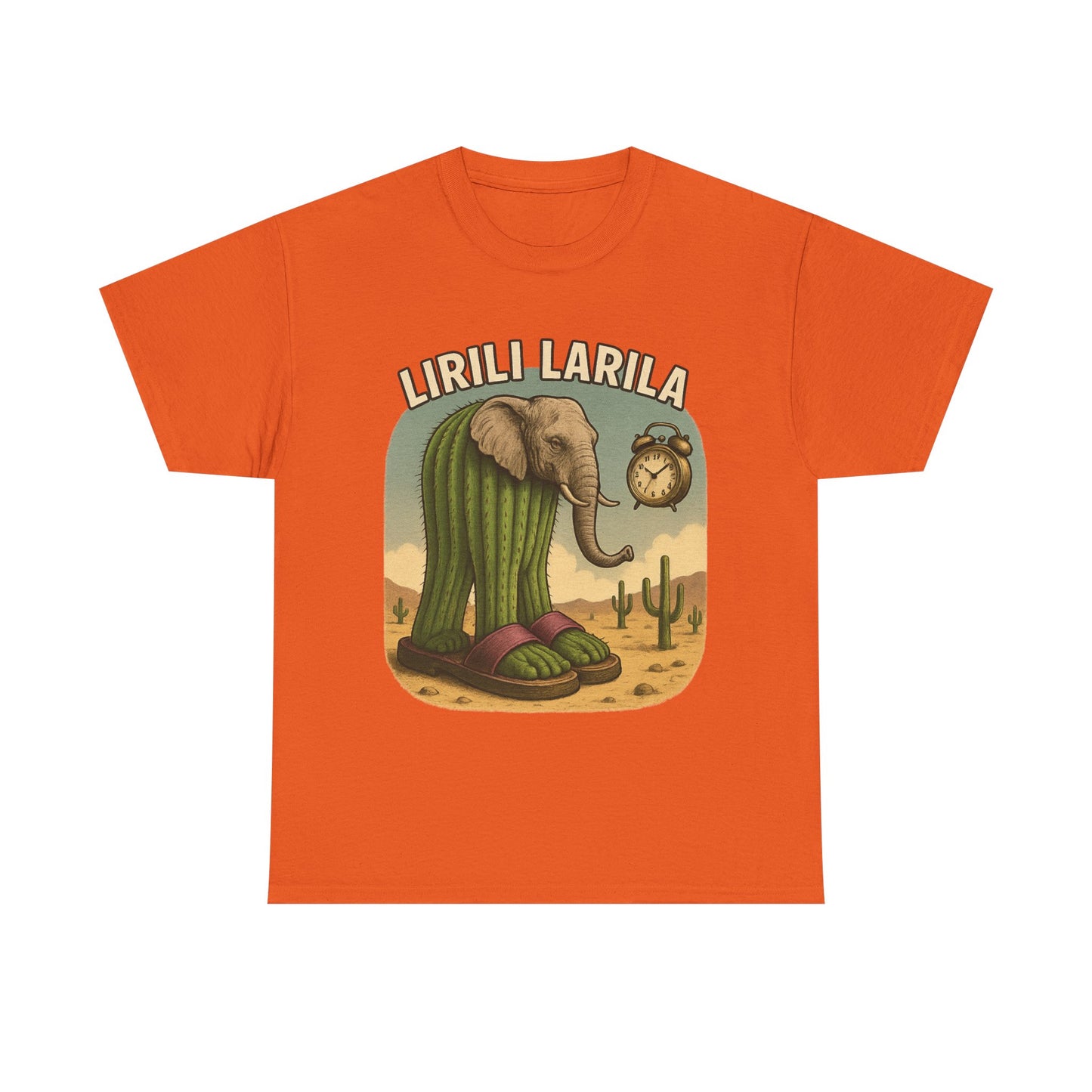 Camiseta caprichosa de elefante y cactus, divertida camiseta gráfica para amantes de la naturaleza, regalo para entusiastas de la vida silvestre, prenda única para aventuras al aire libre.