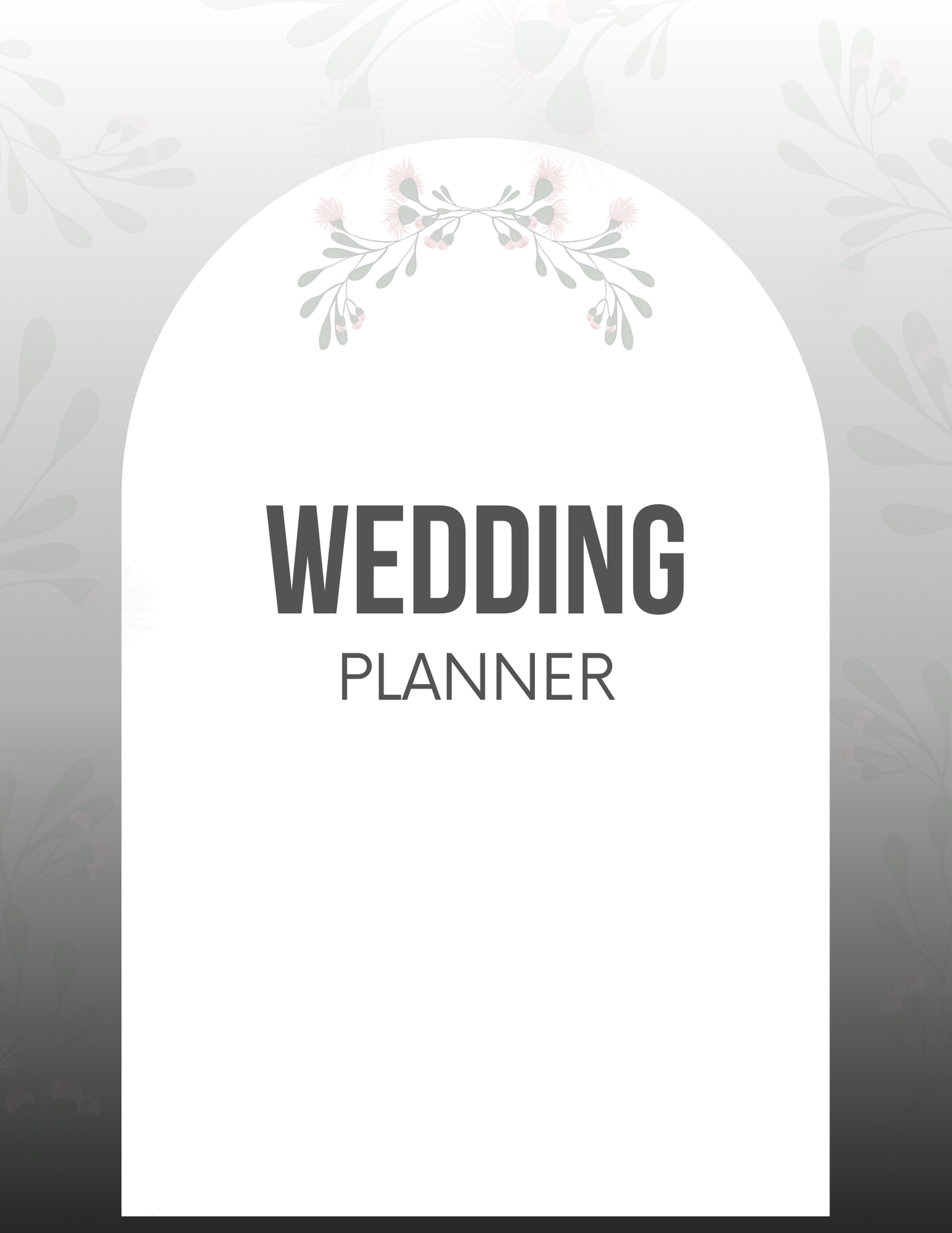 Wedding Planner Editable Canva Template for Bridal Organization