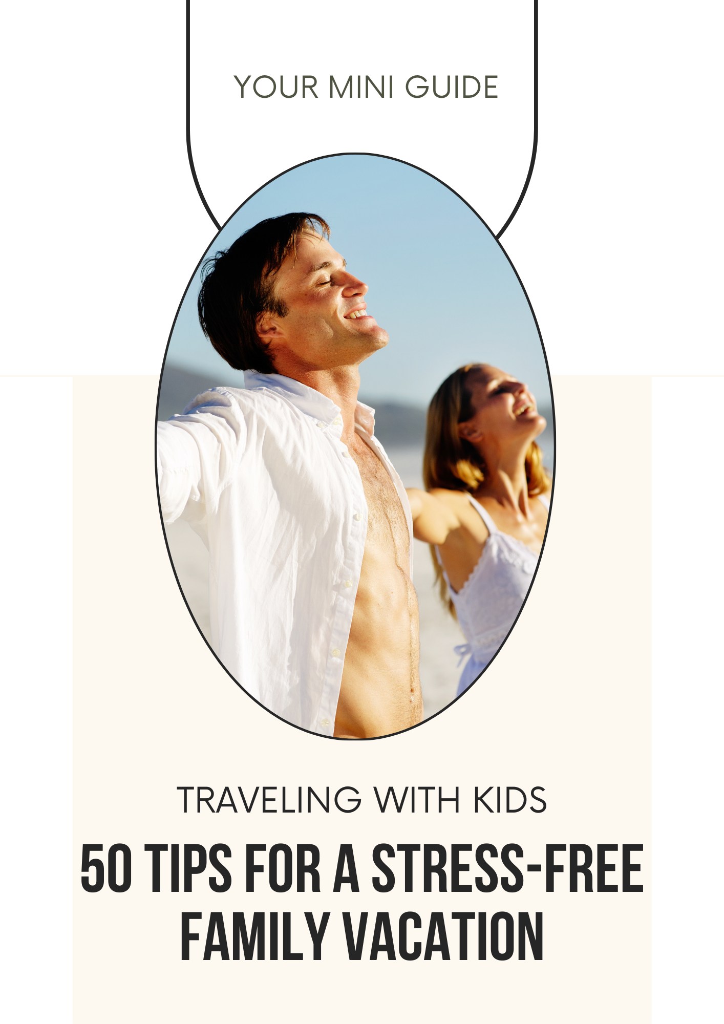 50 Tips for Stress-Free Family Vacation Editable Canva Template Travel Planner