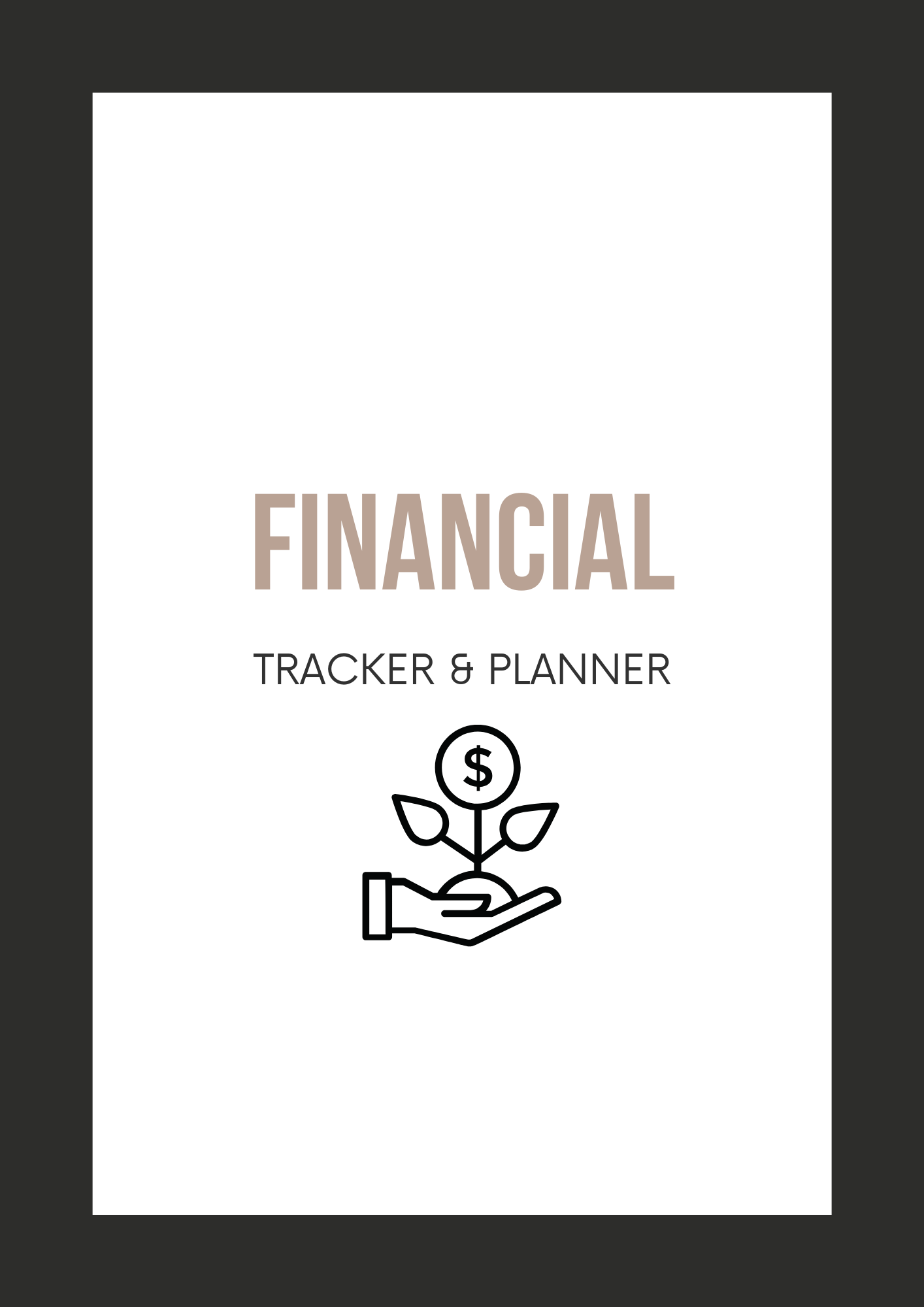 Financial Planner Editable Canva Template for Budget Management Success