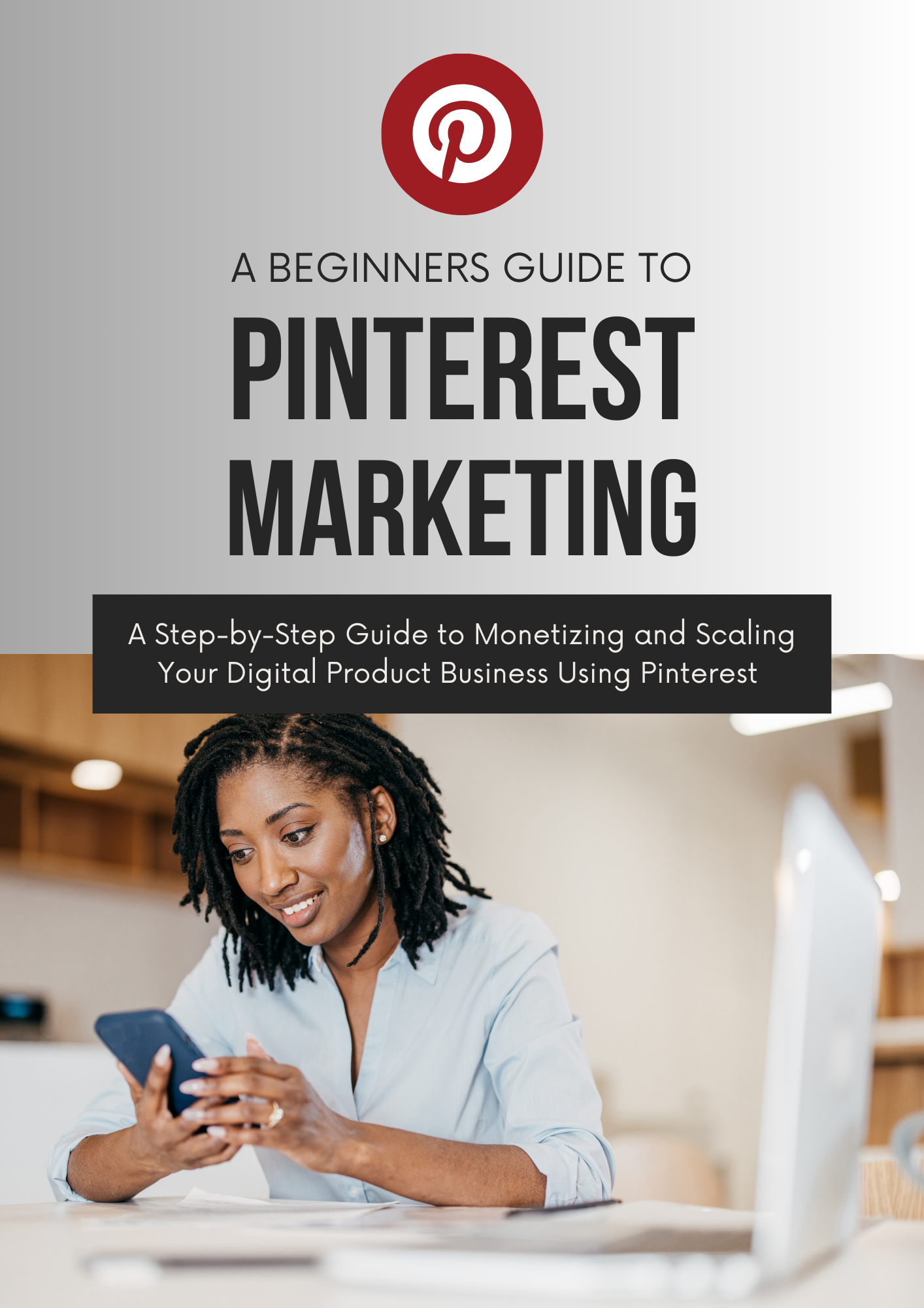 Canva Free Editable A Beginner's Guide to Pinterest Marketing Template