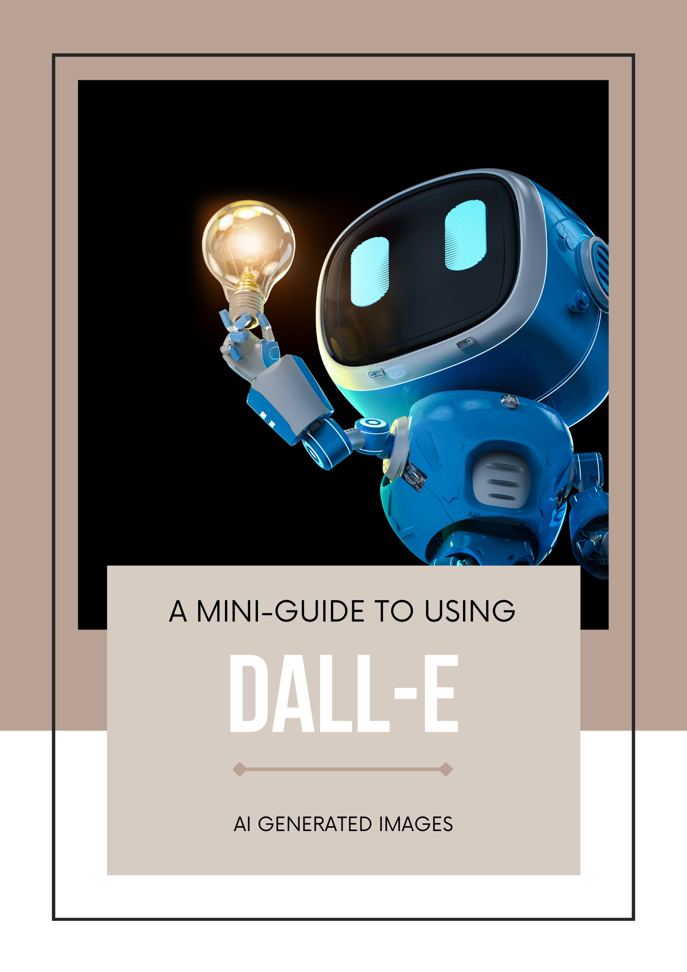 Mini Guide to Using DALL-E Editable Canva Template AI Art Generation