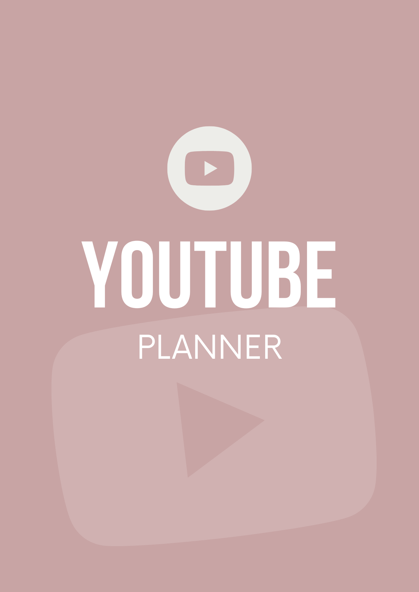 YouTube Planner 2025 – Editable Canva Template for Video Content, Growth & Monetization