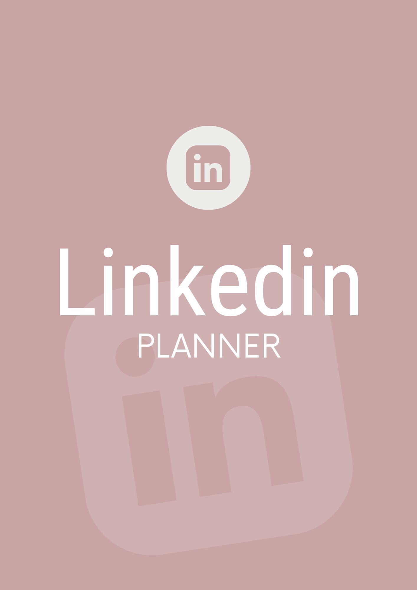 LinkedIn Planner 2025 – Editable Canva Template for Personal Branding & Content Strategy