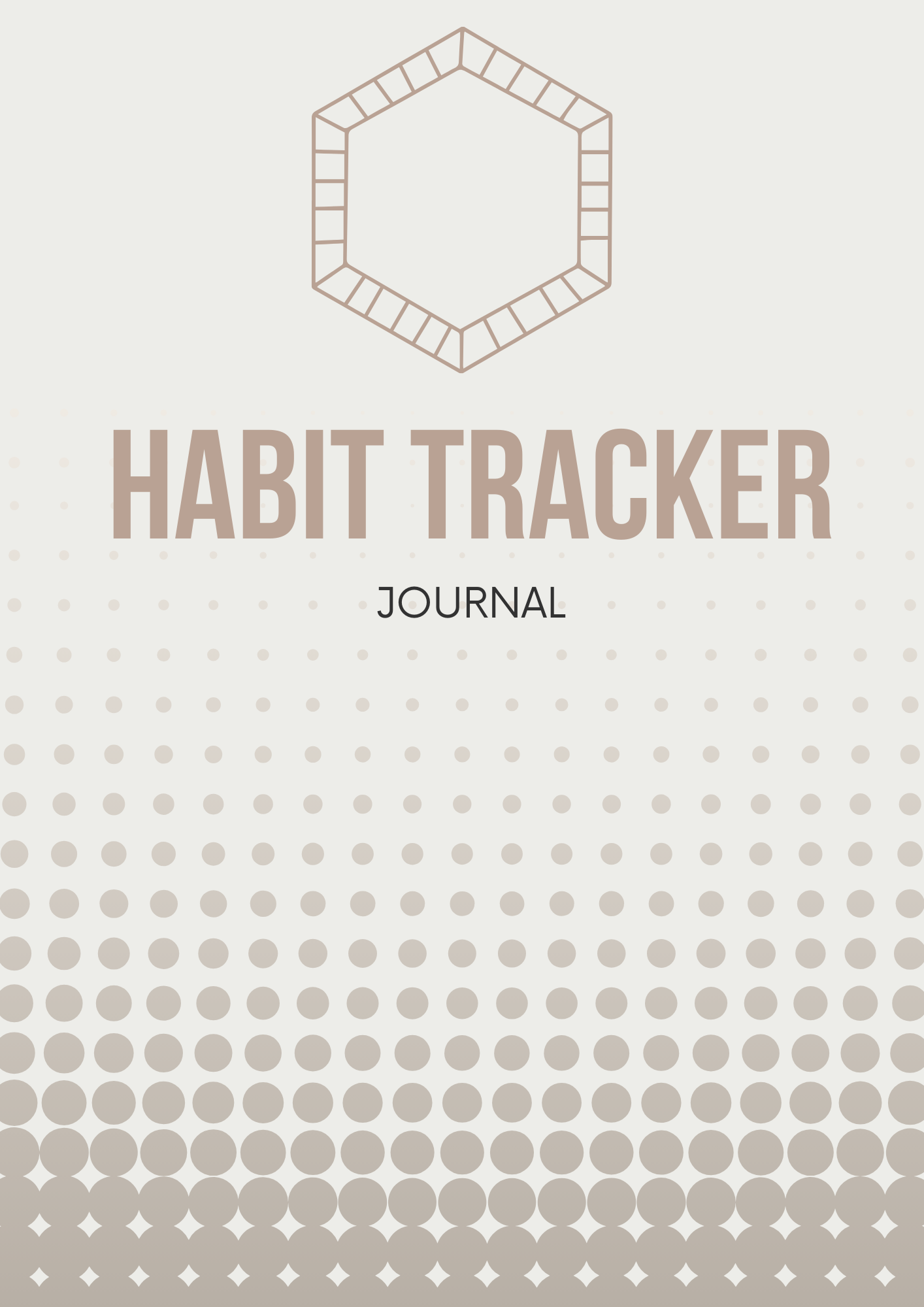Habit Trackers Editable Canva Free Template for Daily Routine Planning