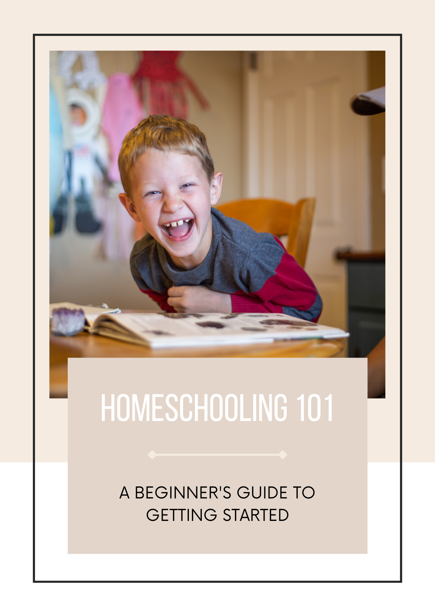 Homeschooling 101 E-Book Editable Canva Template for Parents Learning