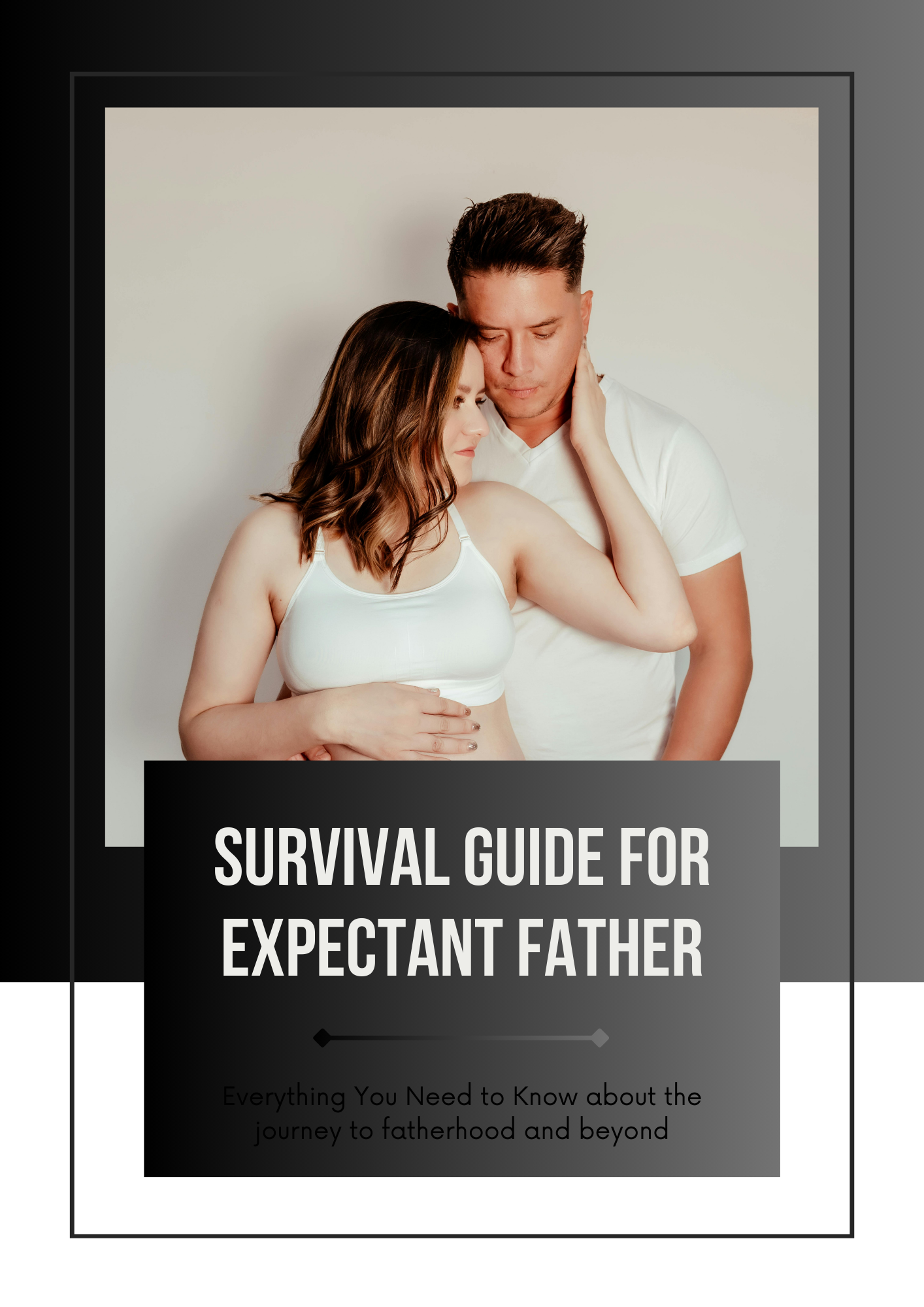 Survival Guide for Expectant Fathers Editable Canva Template Parenting Tips