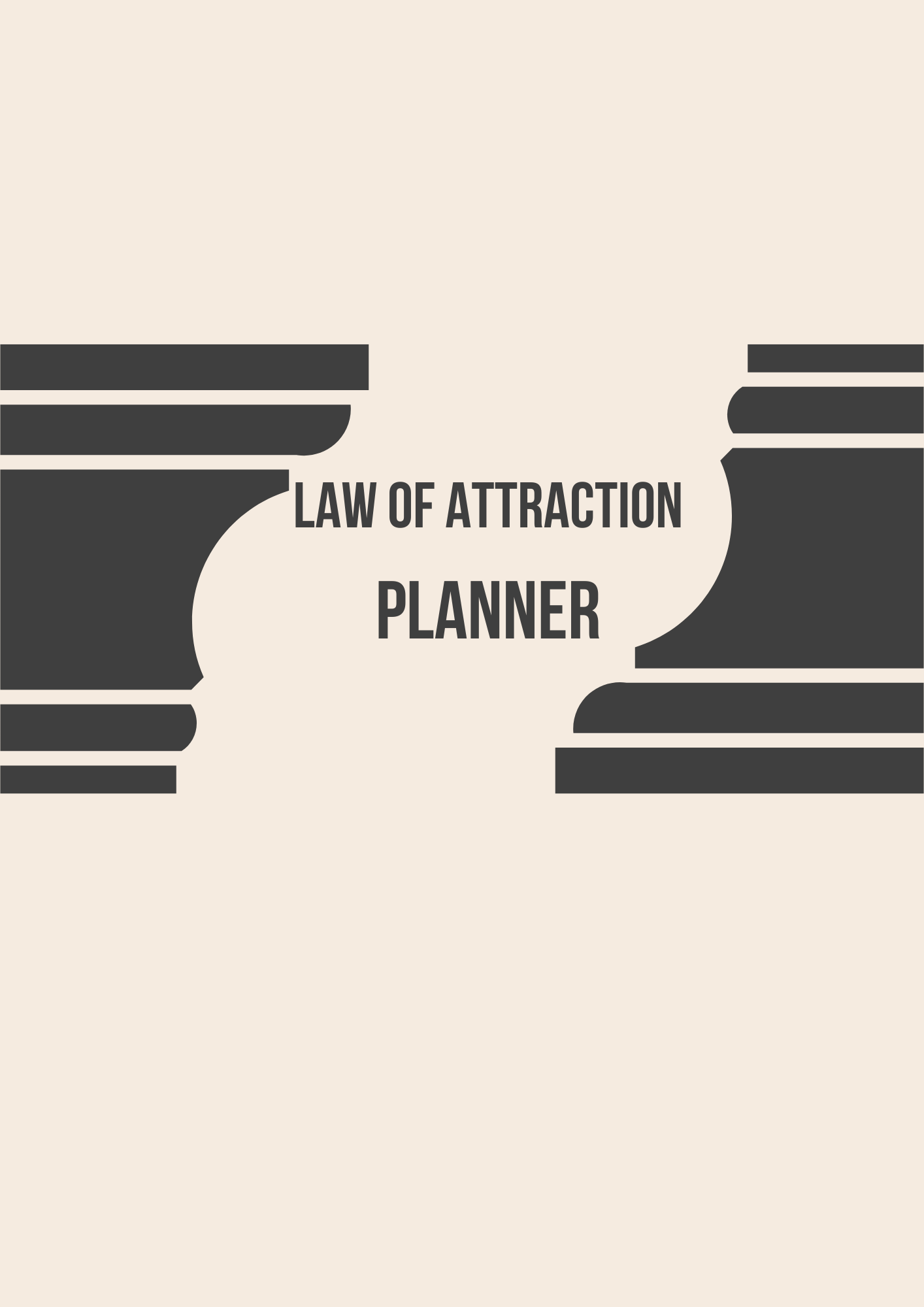 Law of Attraction Editable Canva Template for Manifestation Success