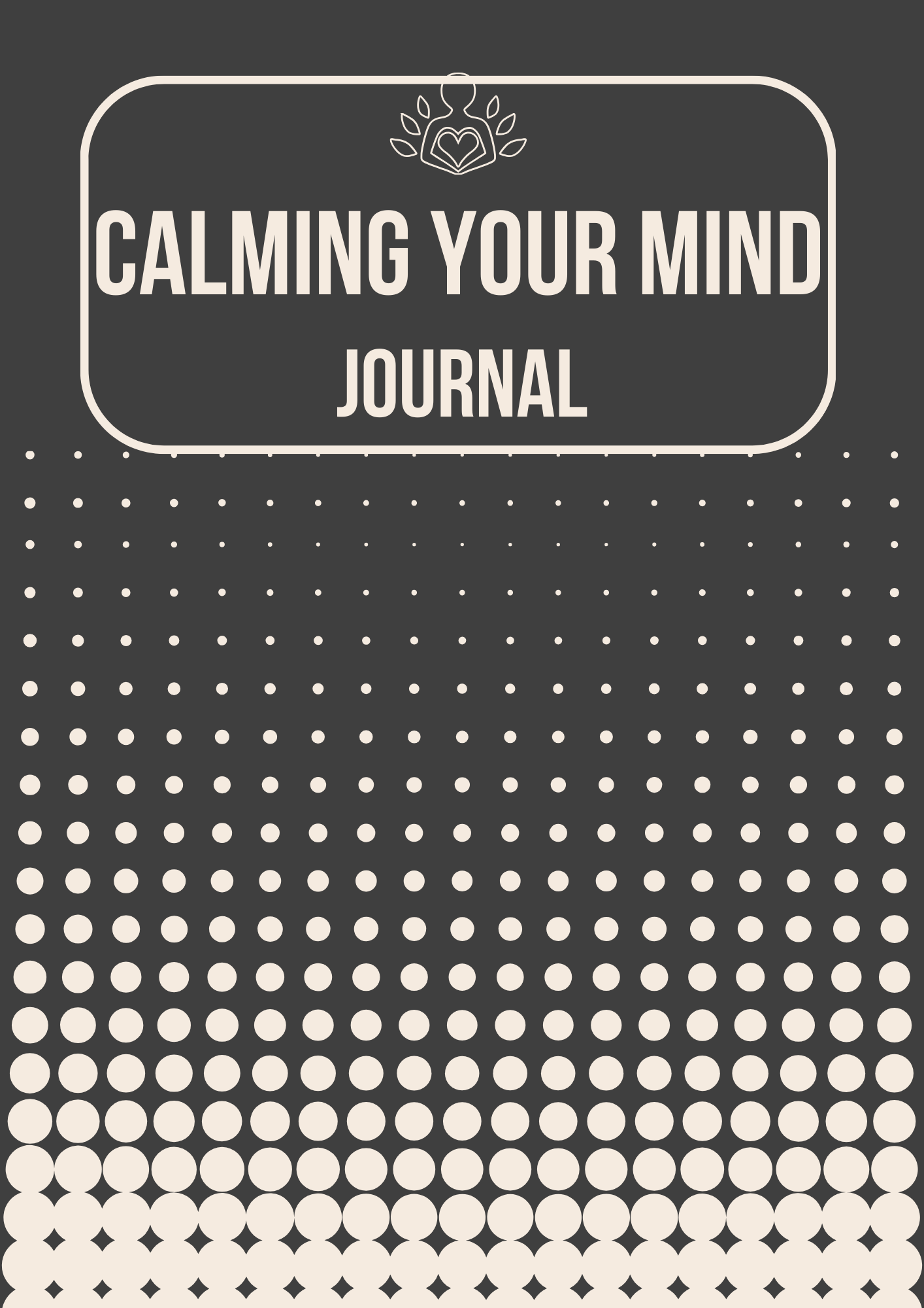 Calming Your Mind Editable Canva Template for Mindfulness and Relaxation