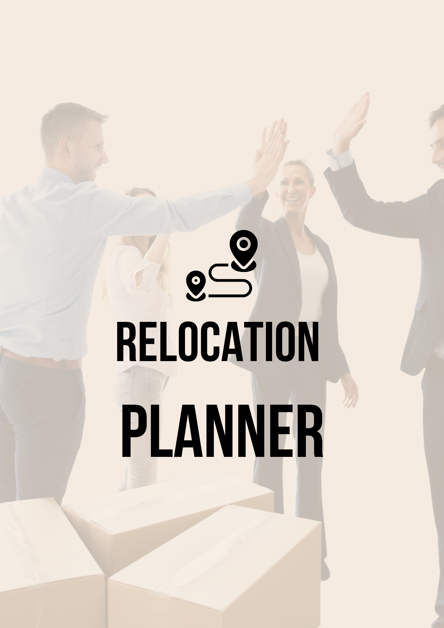 Relocation Planner Canva Free Editable Template