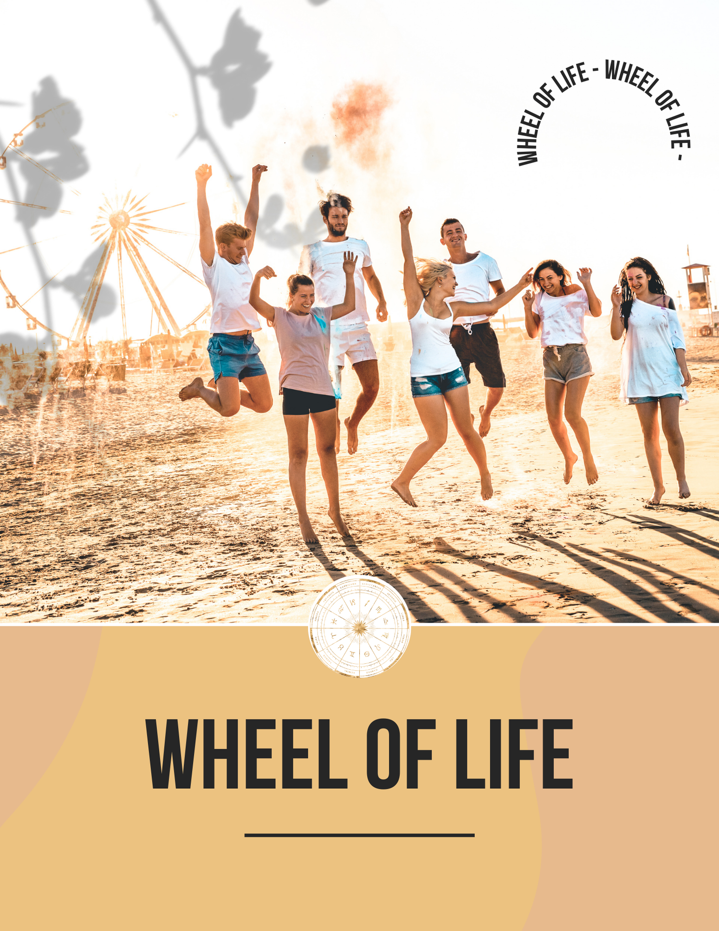Wheel of Life Planner Printable Life Balance Worksheet & Journal