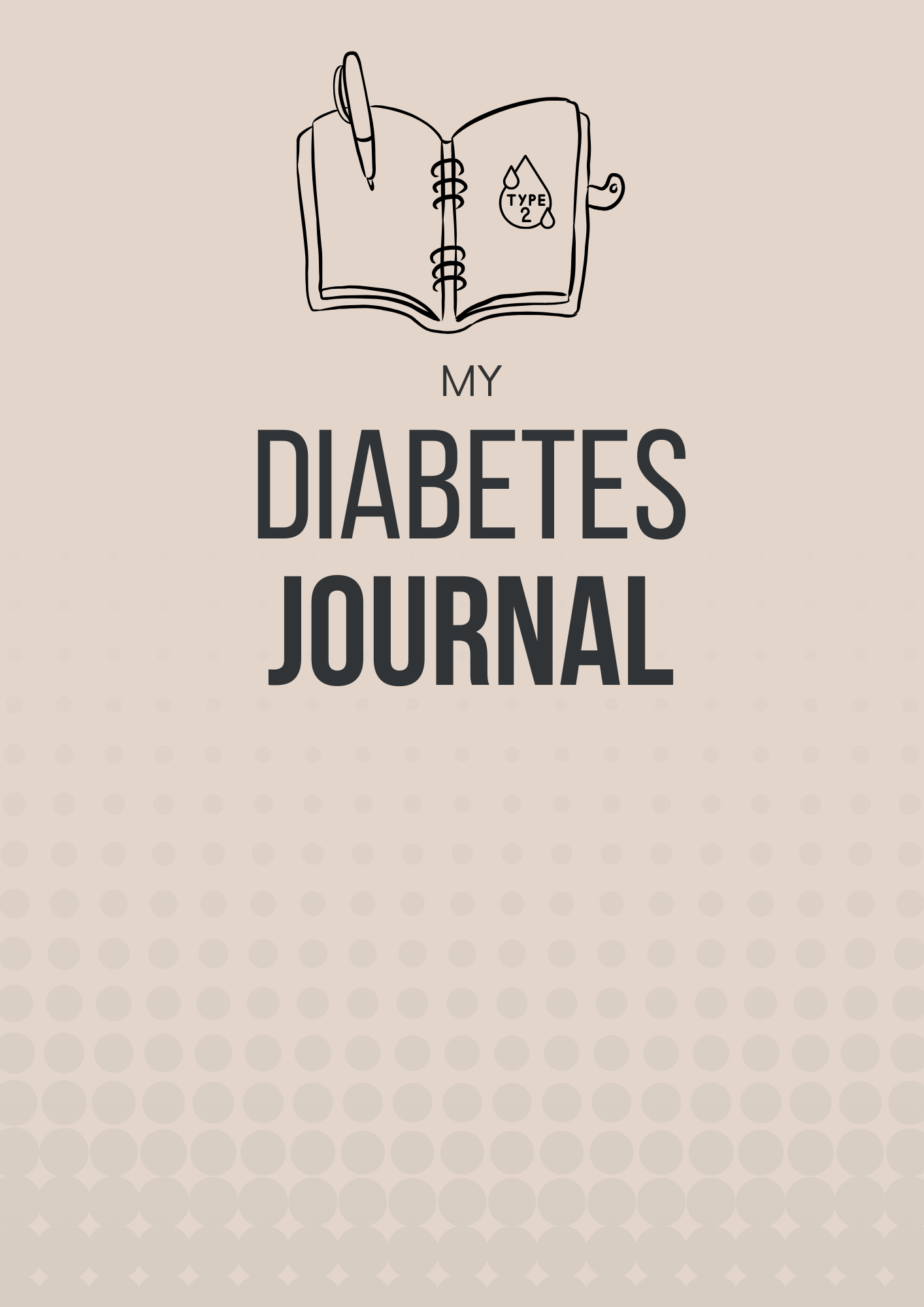 Diabetes Journal Template Daily Health Tracker for Managing Diabetes