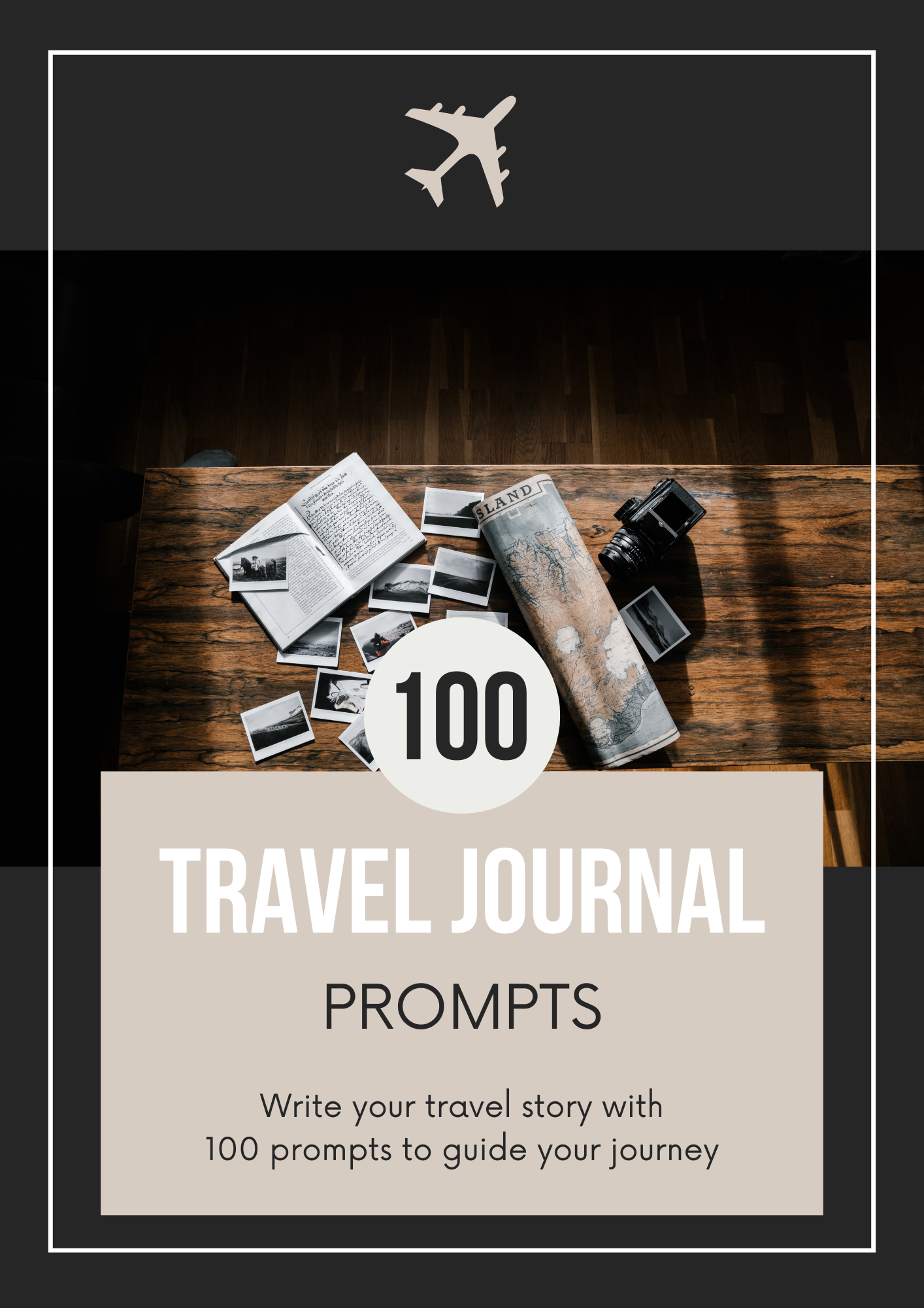 Travel Journal Prompts Canva Free Editable Template