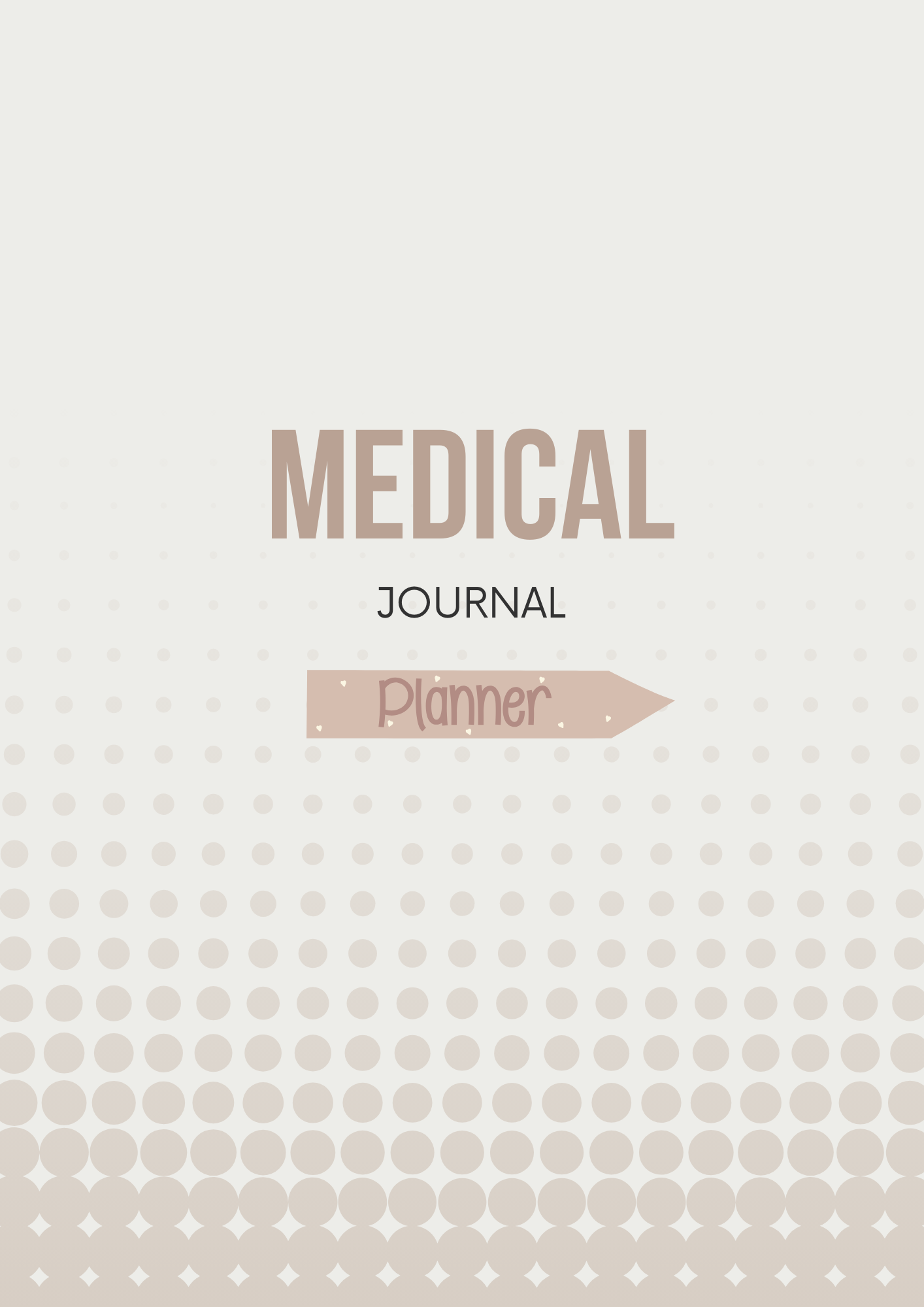 Medical Planner Editable Canva Template for Health Tracking