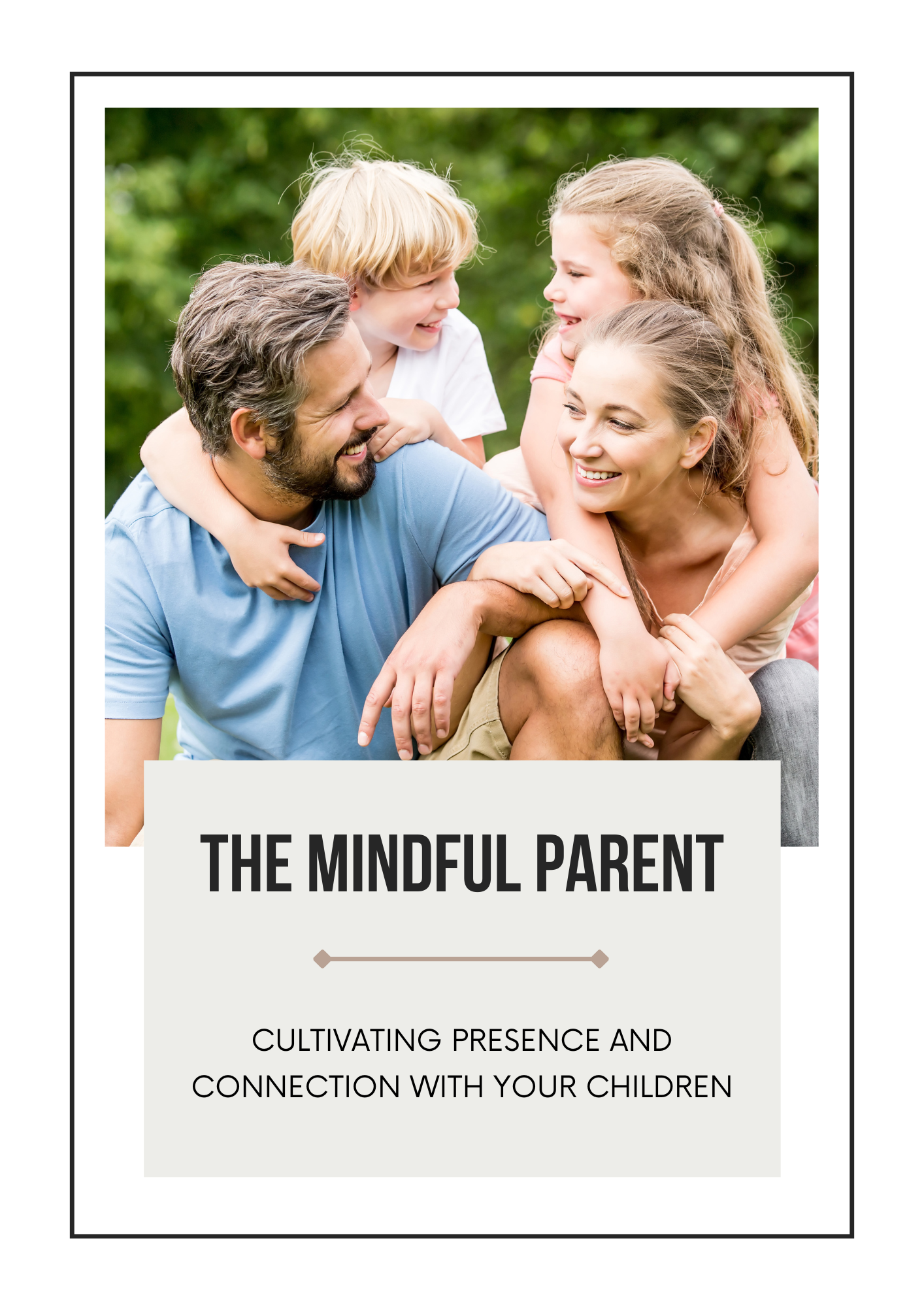Plantilla editable gratuita de Canva "Padres Conscientes"