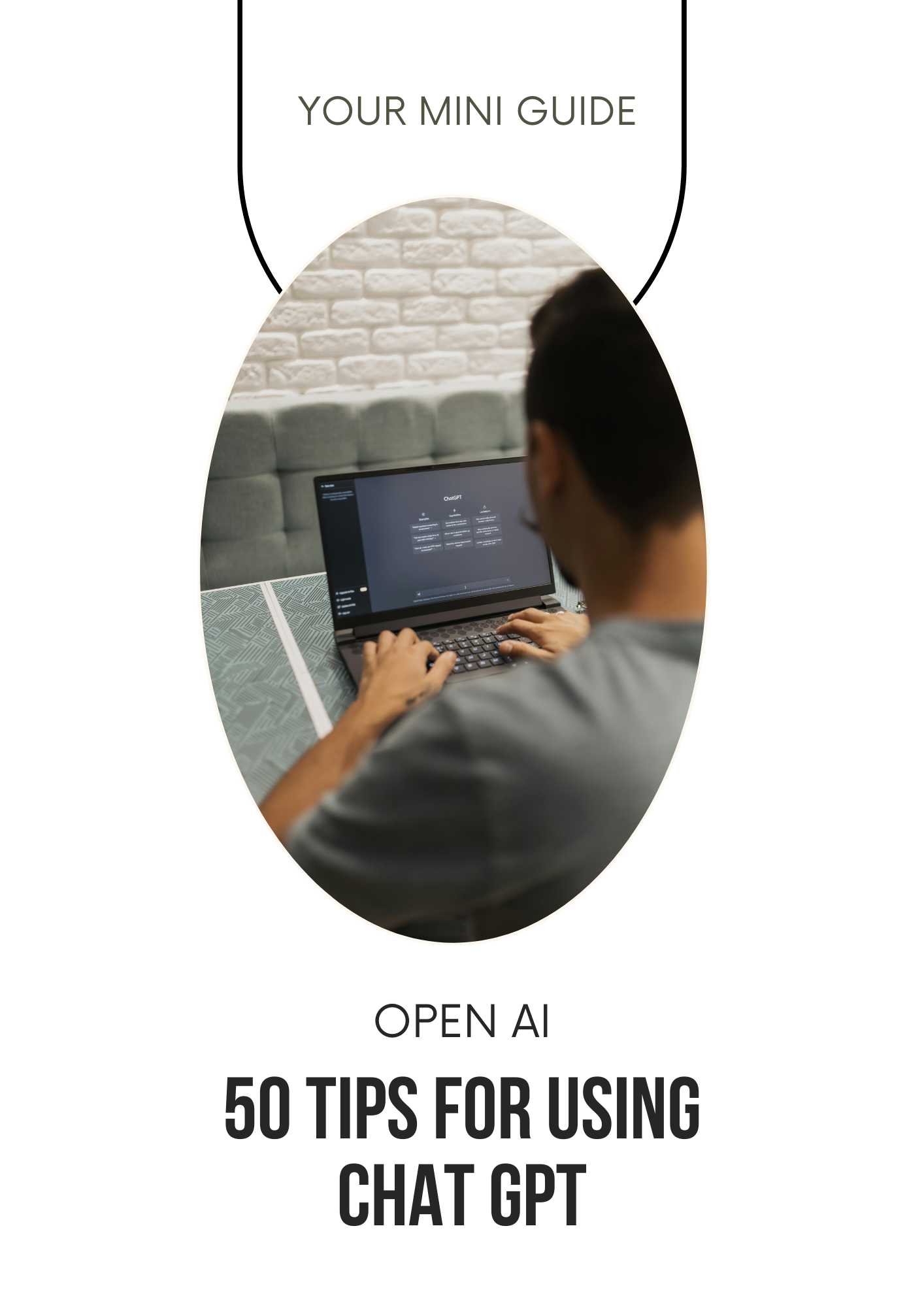 50 Tips for Using ChatGPT to Boost Productivity Editable Canva Template