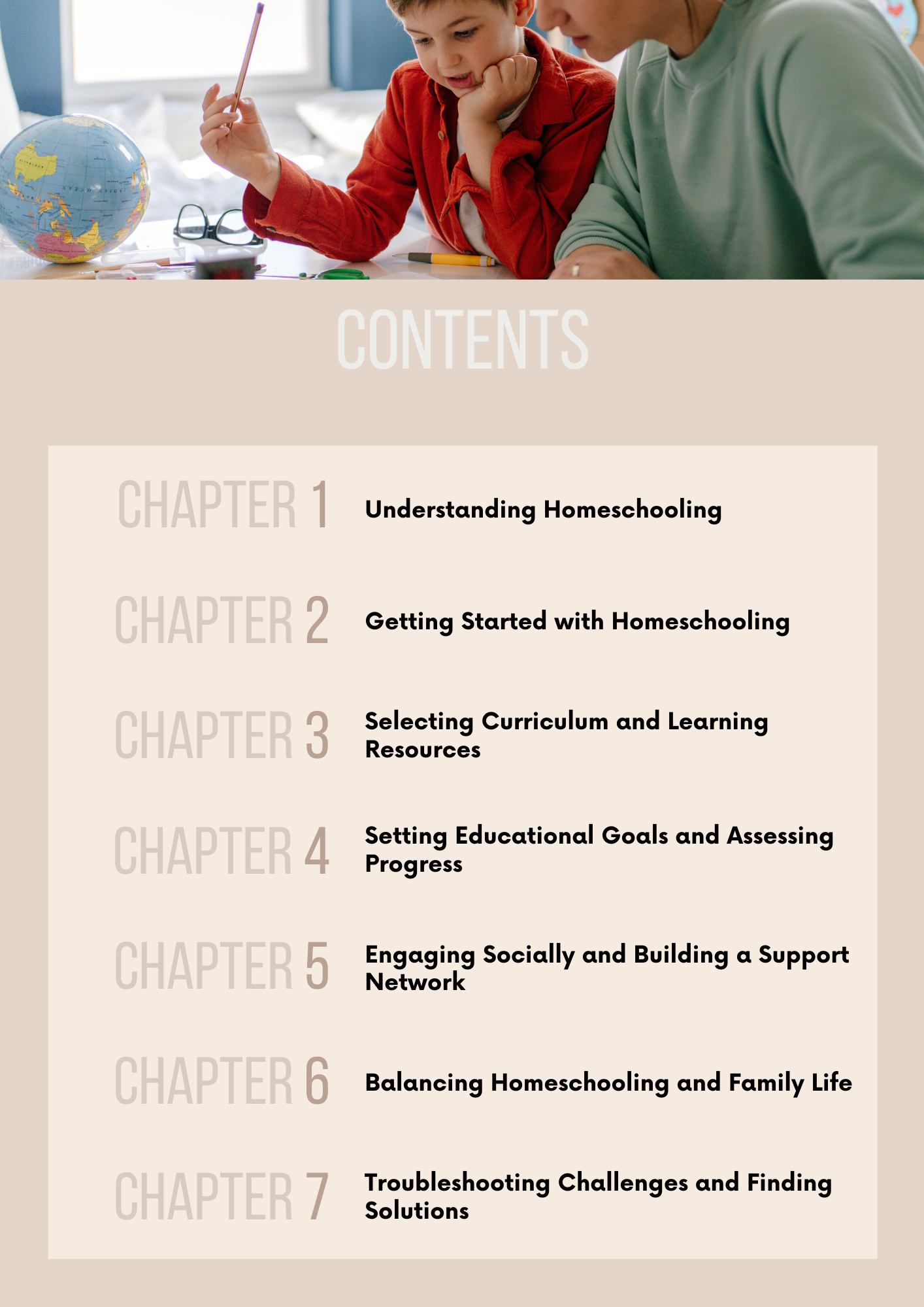 Homeschooling 101 E-Book Editable Canva Template for Parents Learning