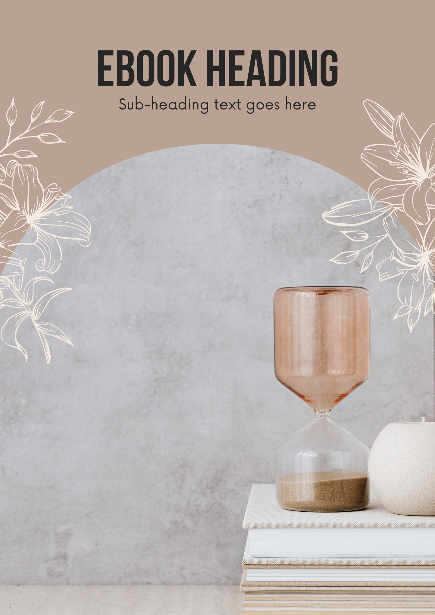 E-Book Template A4 Editable Canva Design for Professional Use Authors