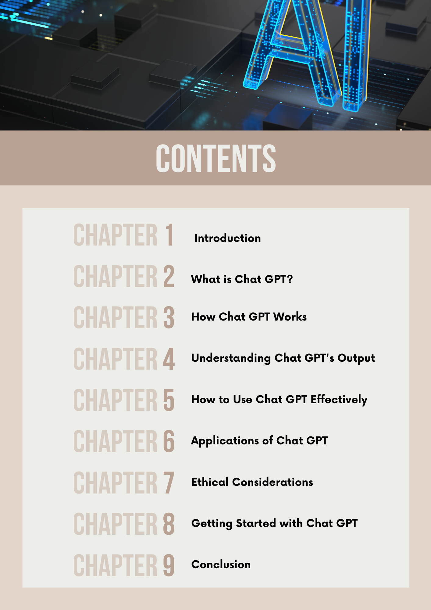 Beginners Guide to Using ChatGPT E-Book Editable Canva Template Learning