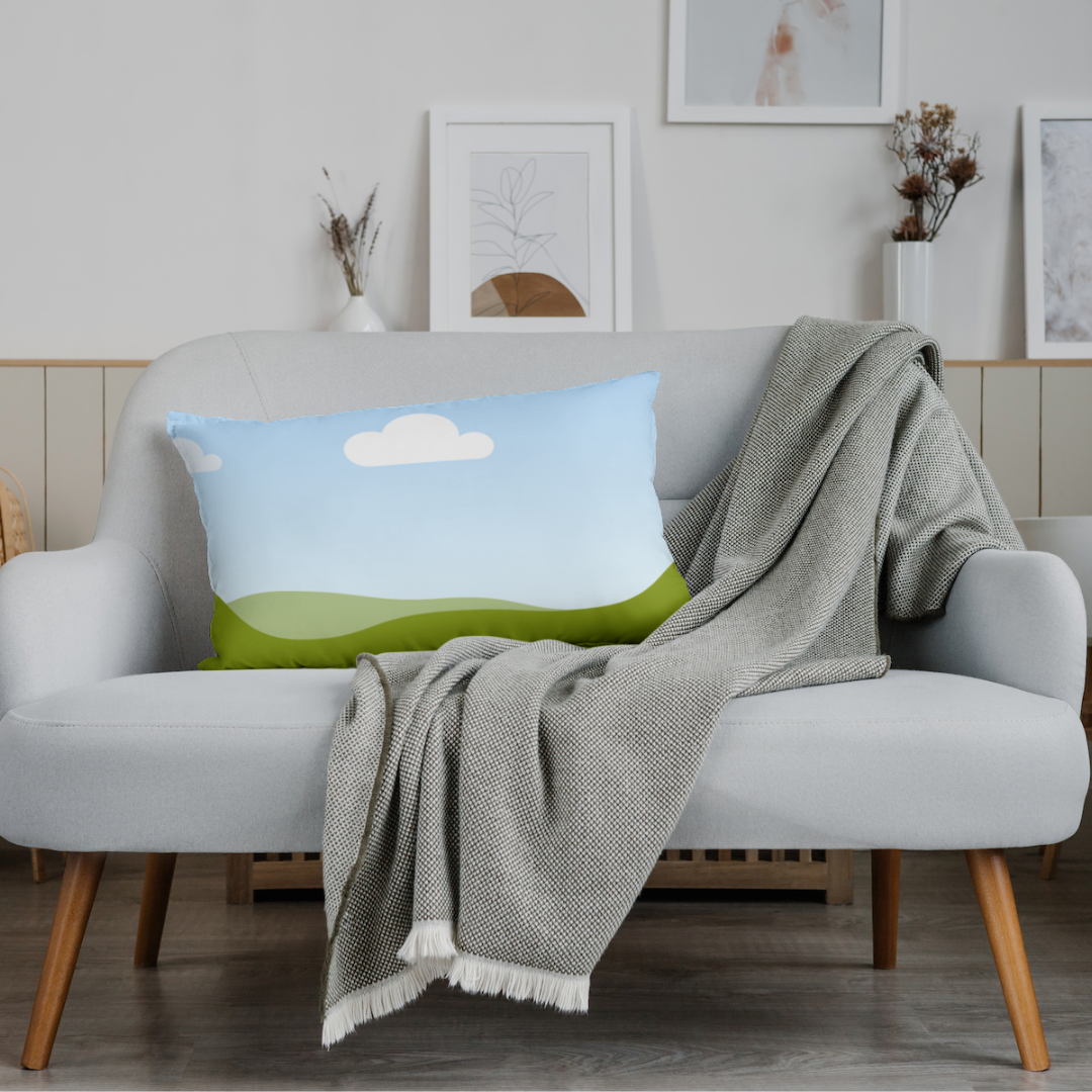 Canva Free Template Editable Tapestry Design Mockup for Printables