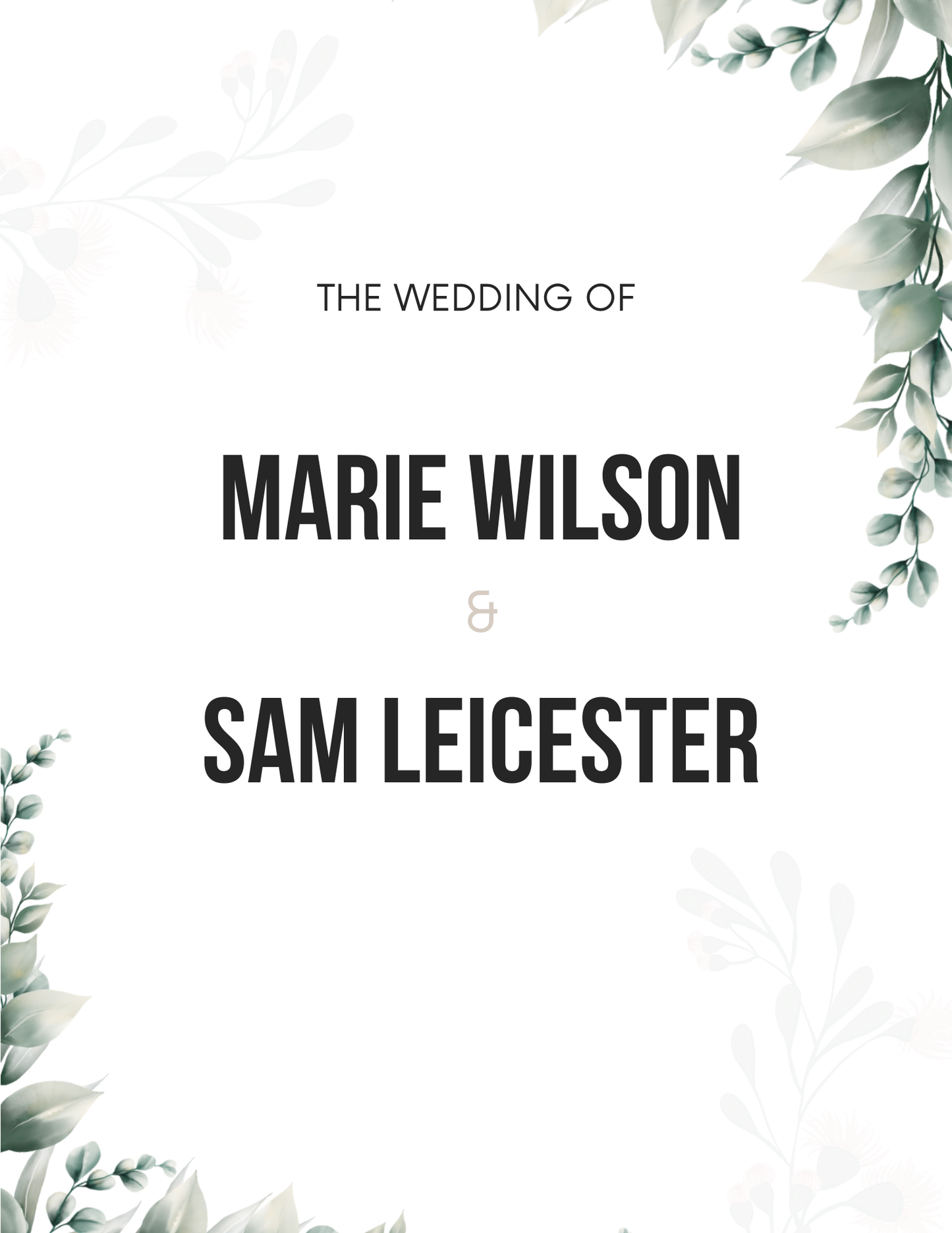 Wedding Planner Editable Canva Template for Bridal Organization