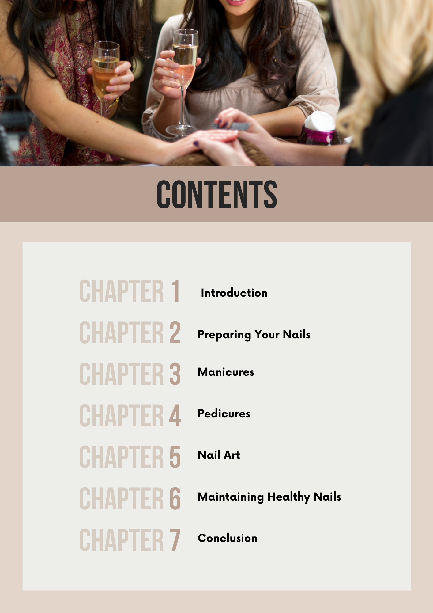 Plantilla editable de Canva para salón de uñas DIY (libro electrónico) para emprendedores