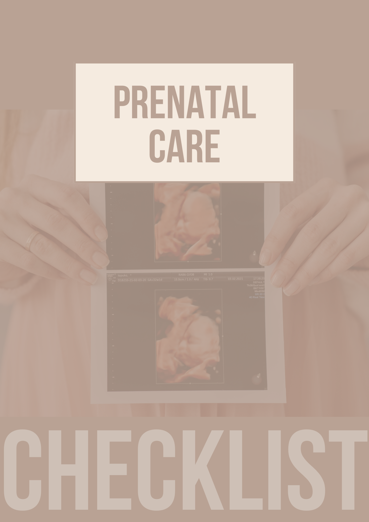 Pregnancy Checklists Canva Free Editable Template