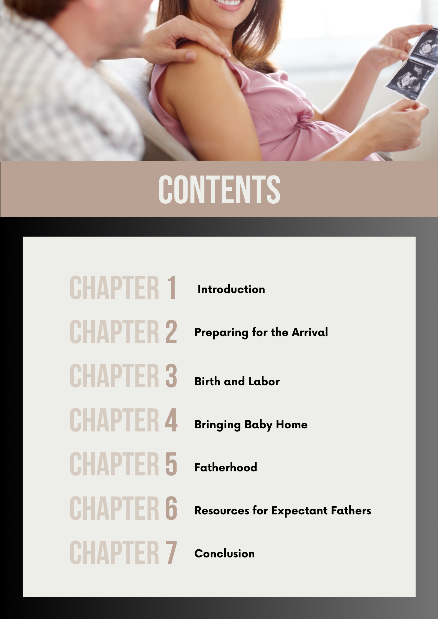 Survival Guide for Expectant Fathers Editable Canva Template Parenting Tips