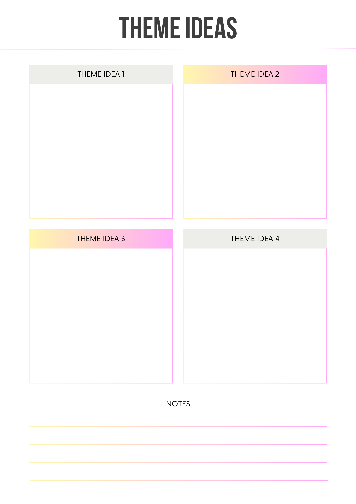 Event Planner Editable Canva Template for Party Organization