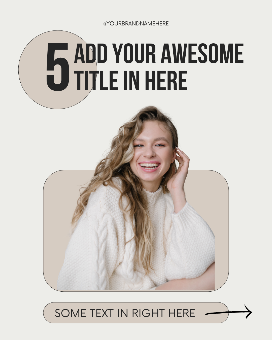 Instagram Carousel Posts Editable Canva Template for Content Design