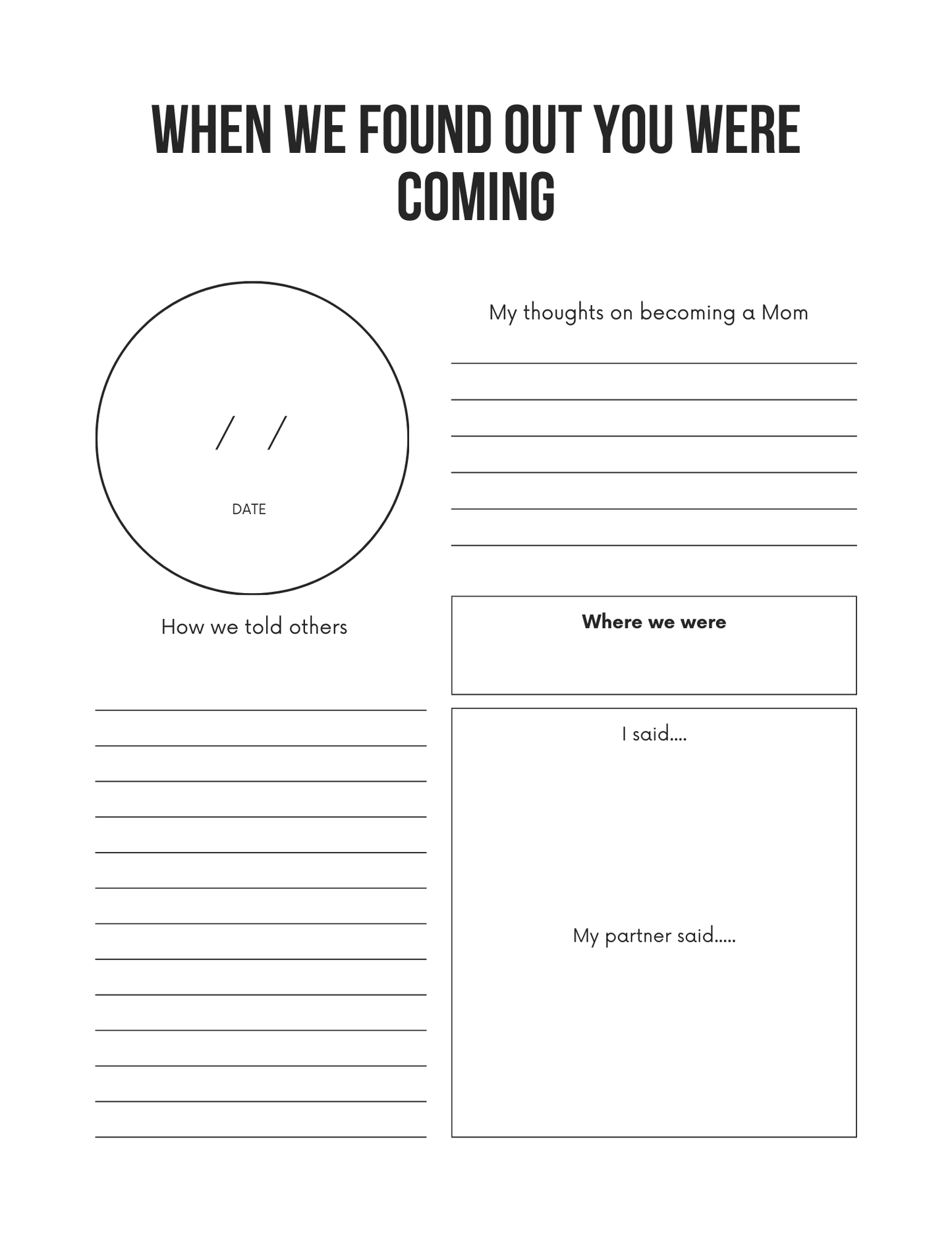 My Baby Memory Book Editable Canva Template for Parents Keepsake