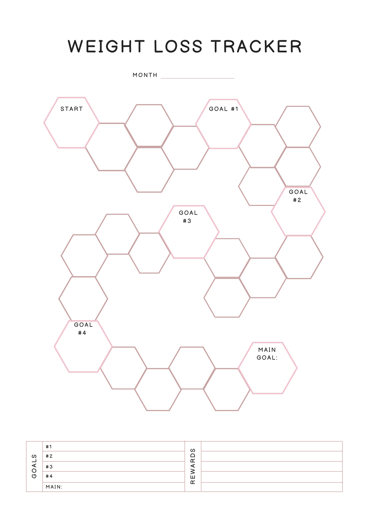 Trackers Bundle Editable Digital Printable Planner Template