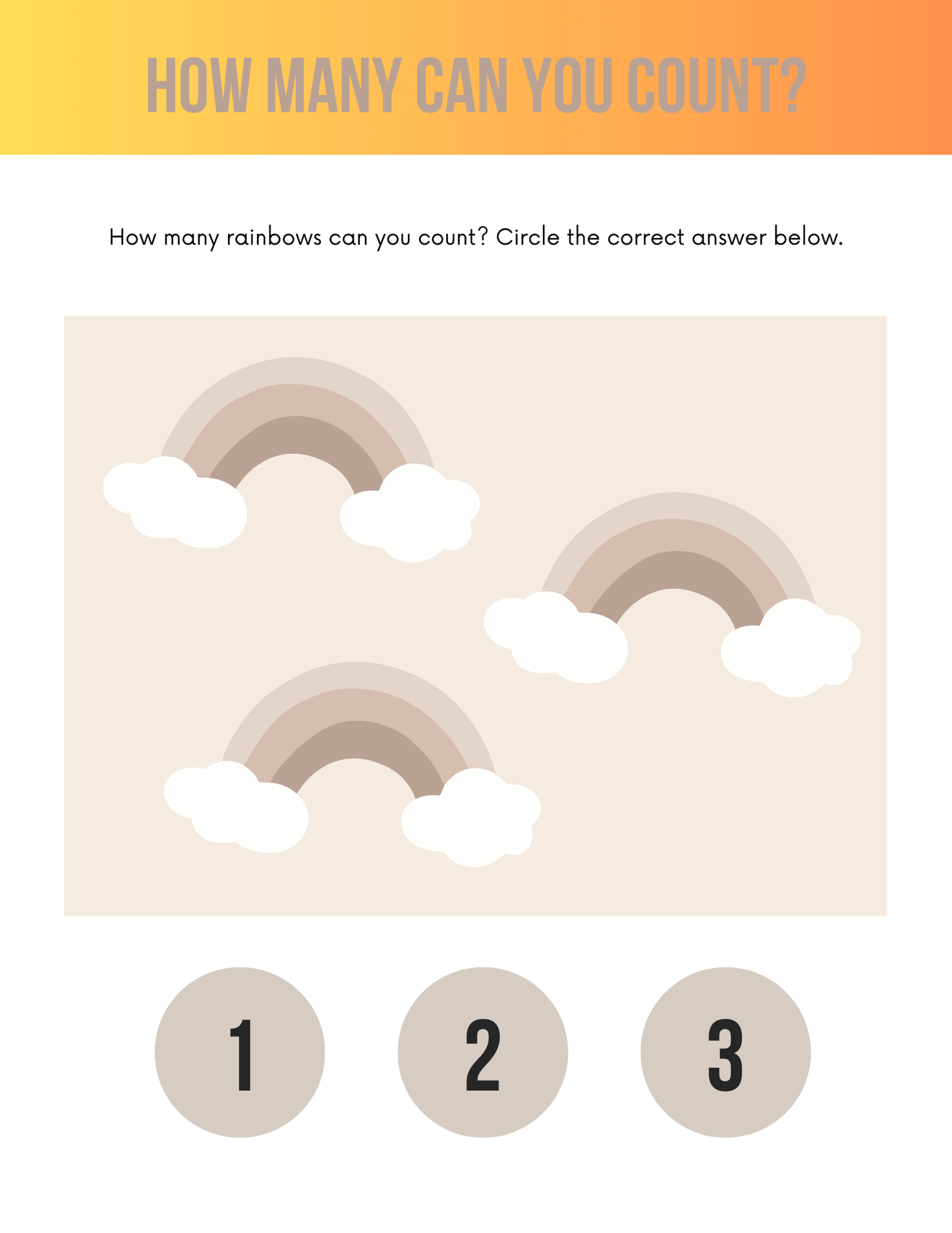 Toddler Workbook Canva Free Editable Template