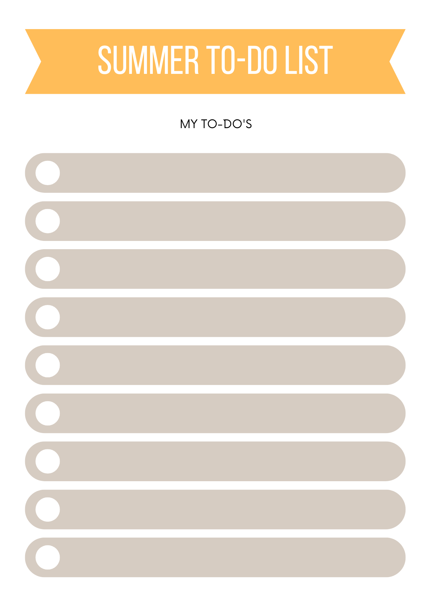 Canva Free Editable Kids Summer Planner Template