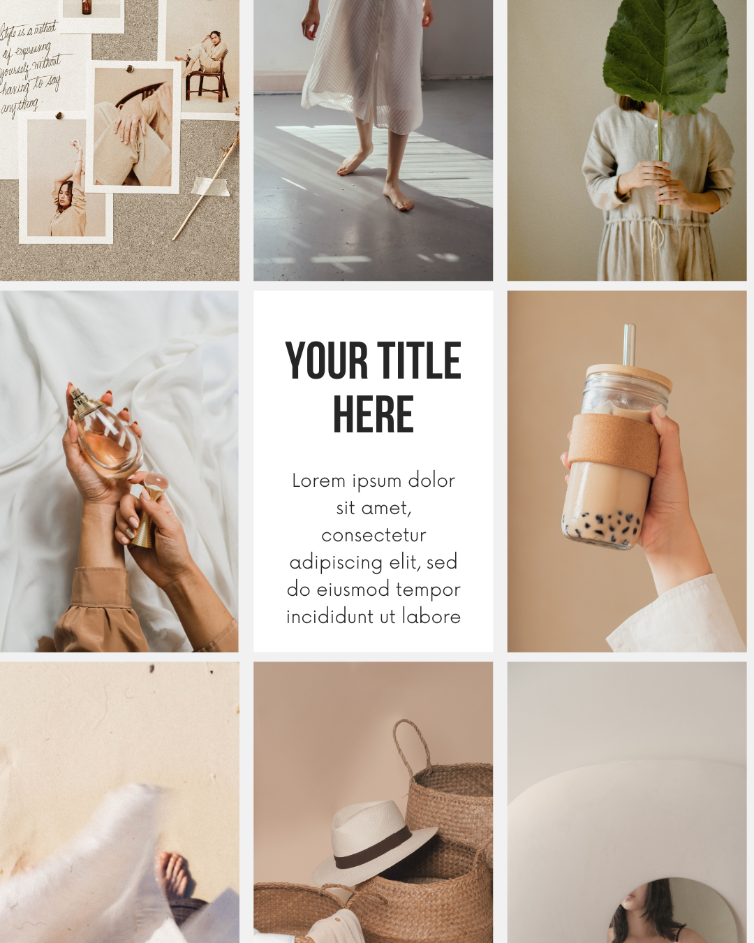 Instagram Post Templates Editable Canva Design for Social Media