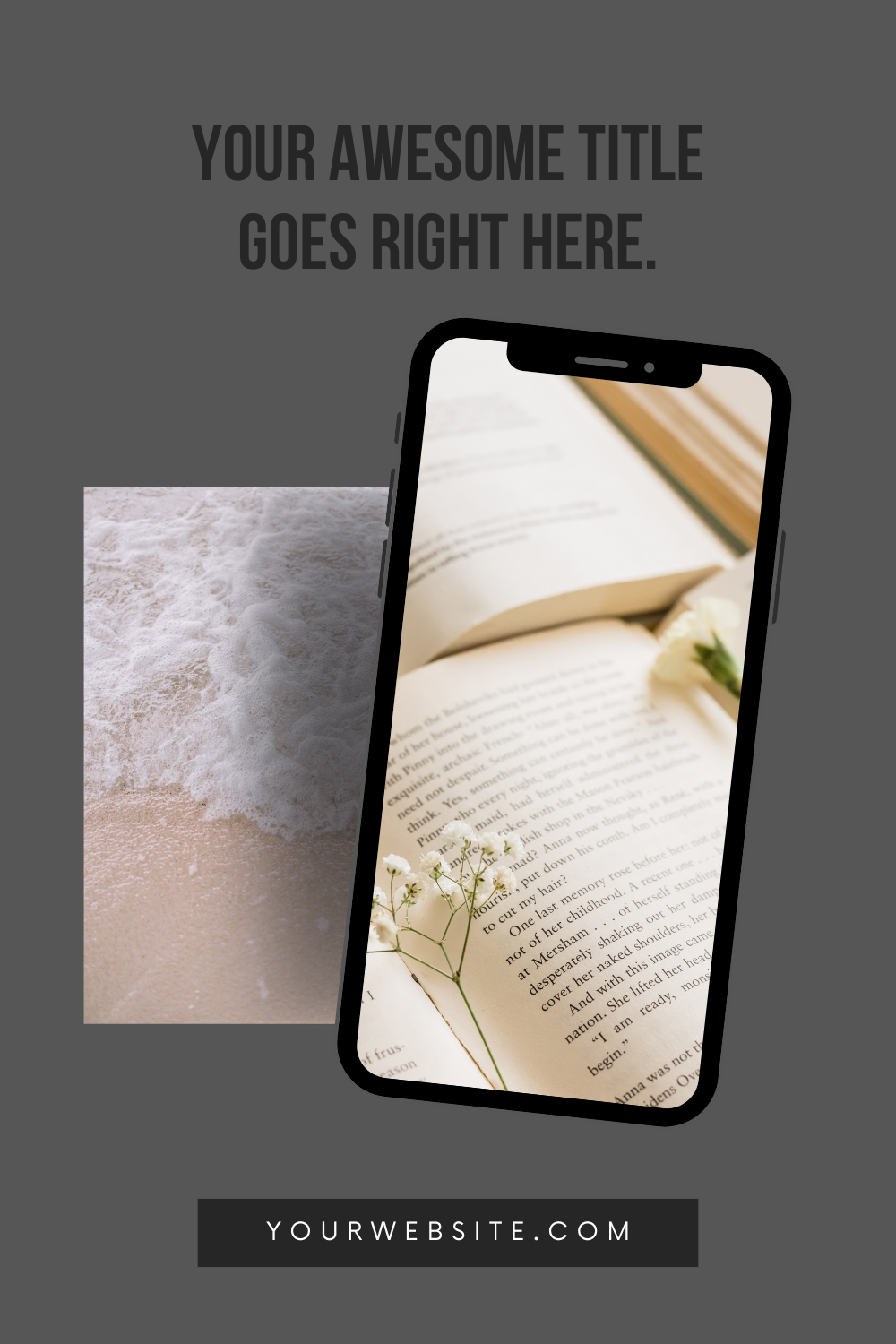 Pinterest Pins Editable Canva Template for Social Media Graphics