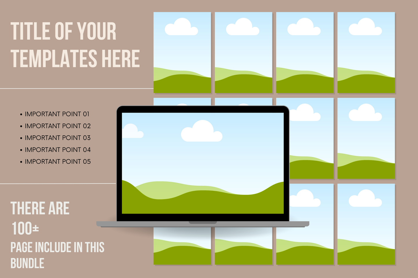 Etsy Thumbnail Mockups Editable Canva Templates for Listing Design