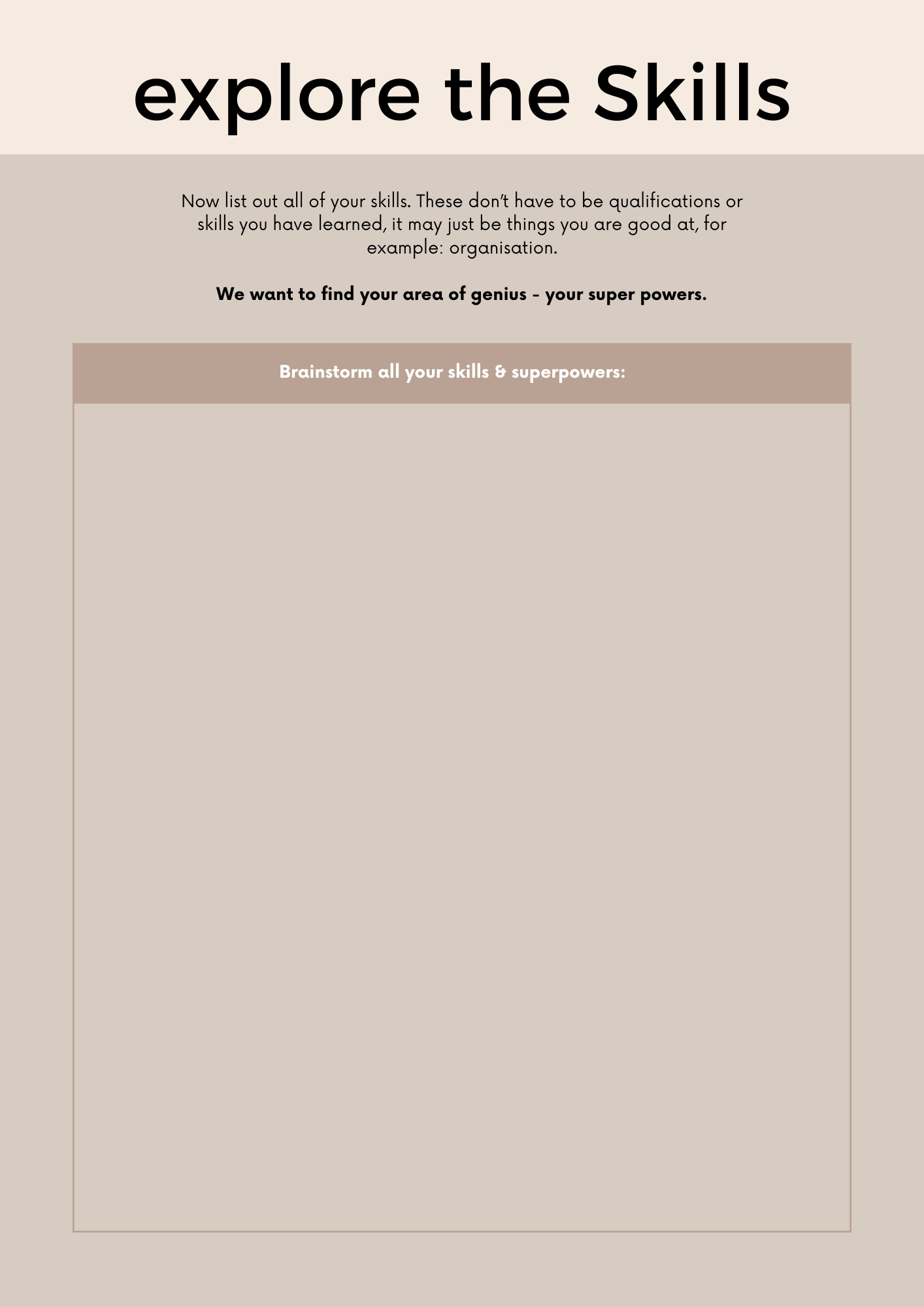 Find Your Passion Journal & Workbook Self-Discovery Guide with Canva Editable Templates