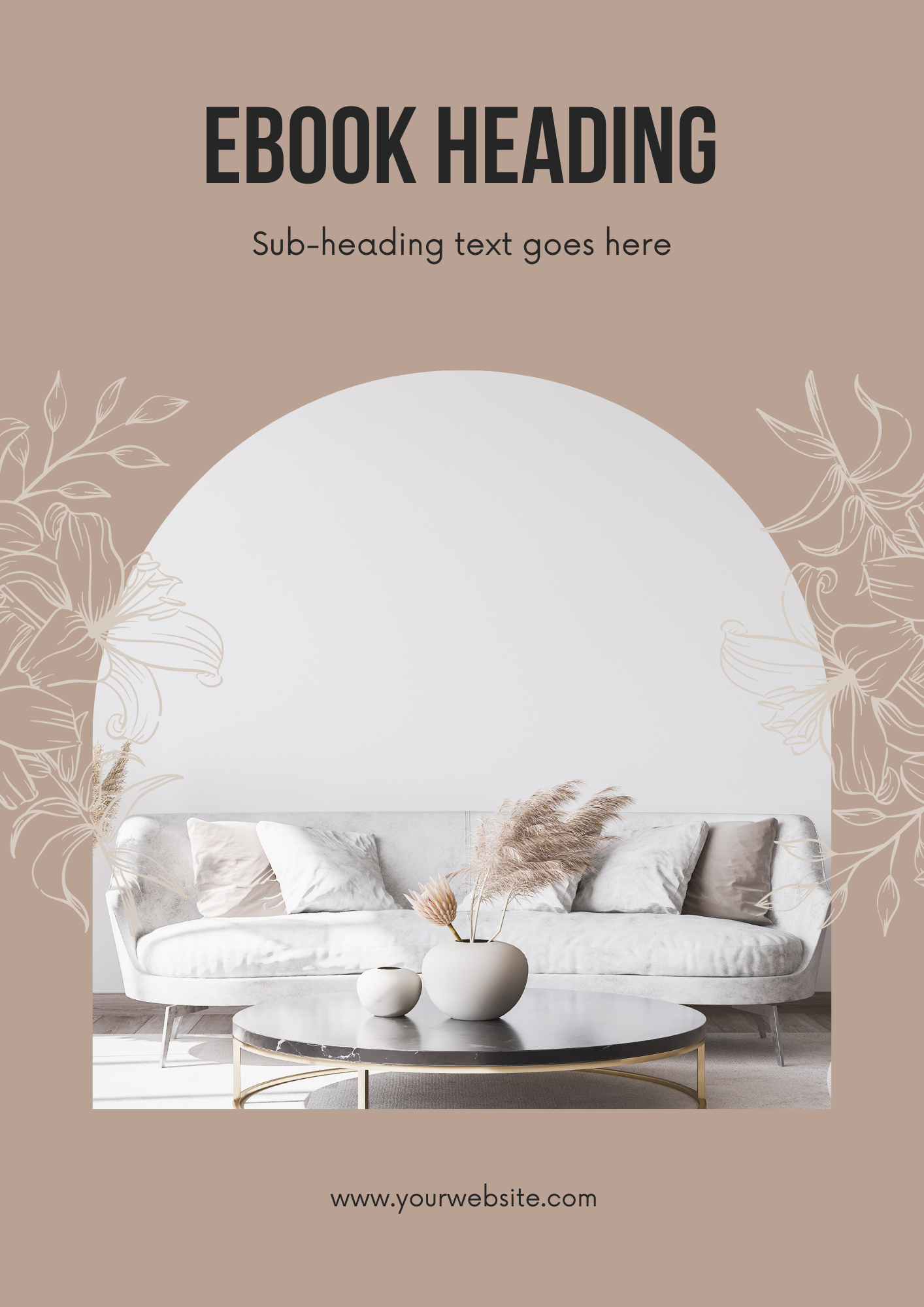 E-Book Template A4 Editable Canva Design for Professional Use Authors