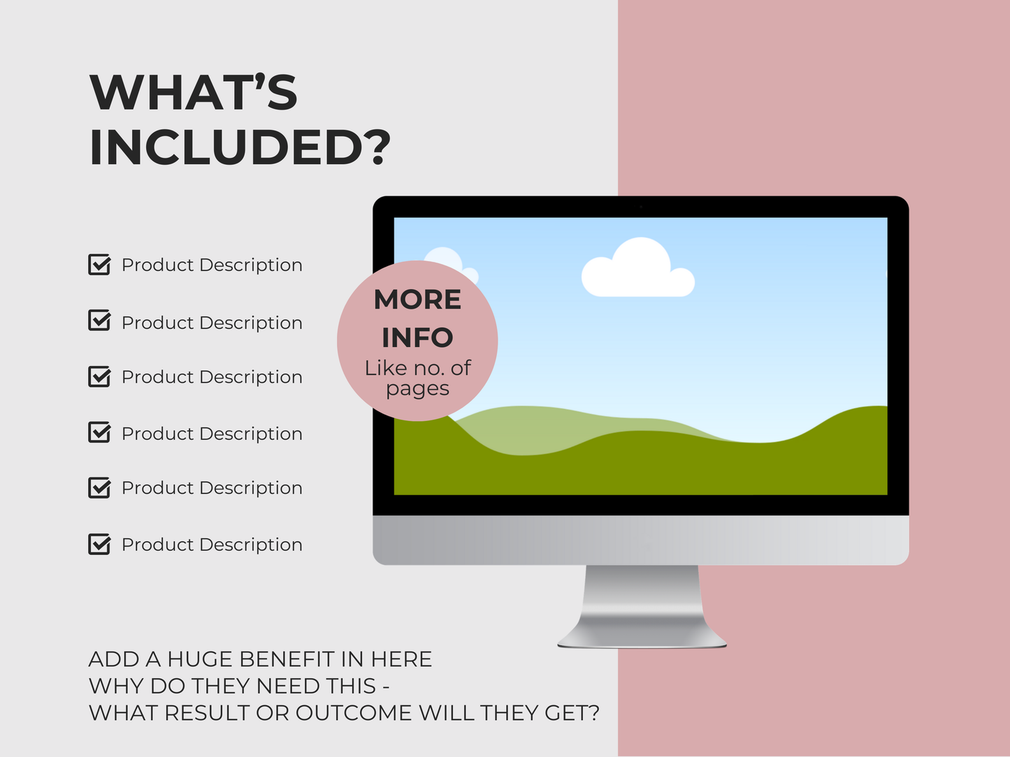 Etsy Creatives Mockups Devices Editable Canva Templates for Listings
