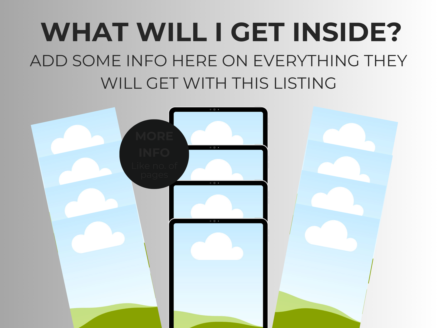 Etsy Creatives Mockups Bundles Editable Canva Templates for Listings