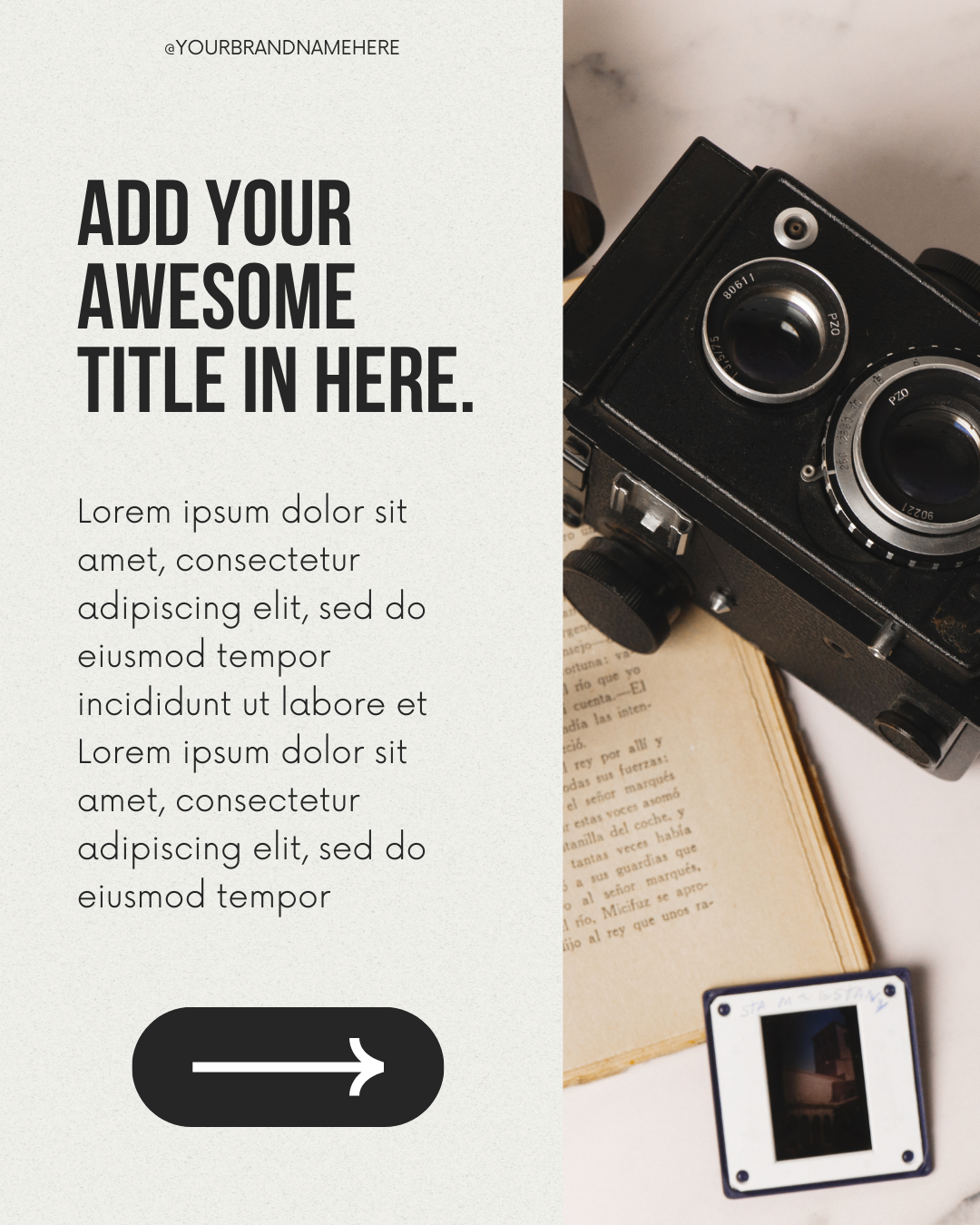 Instagram Carousel Posts Editable Canva Template for Content Design