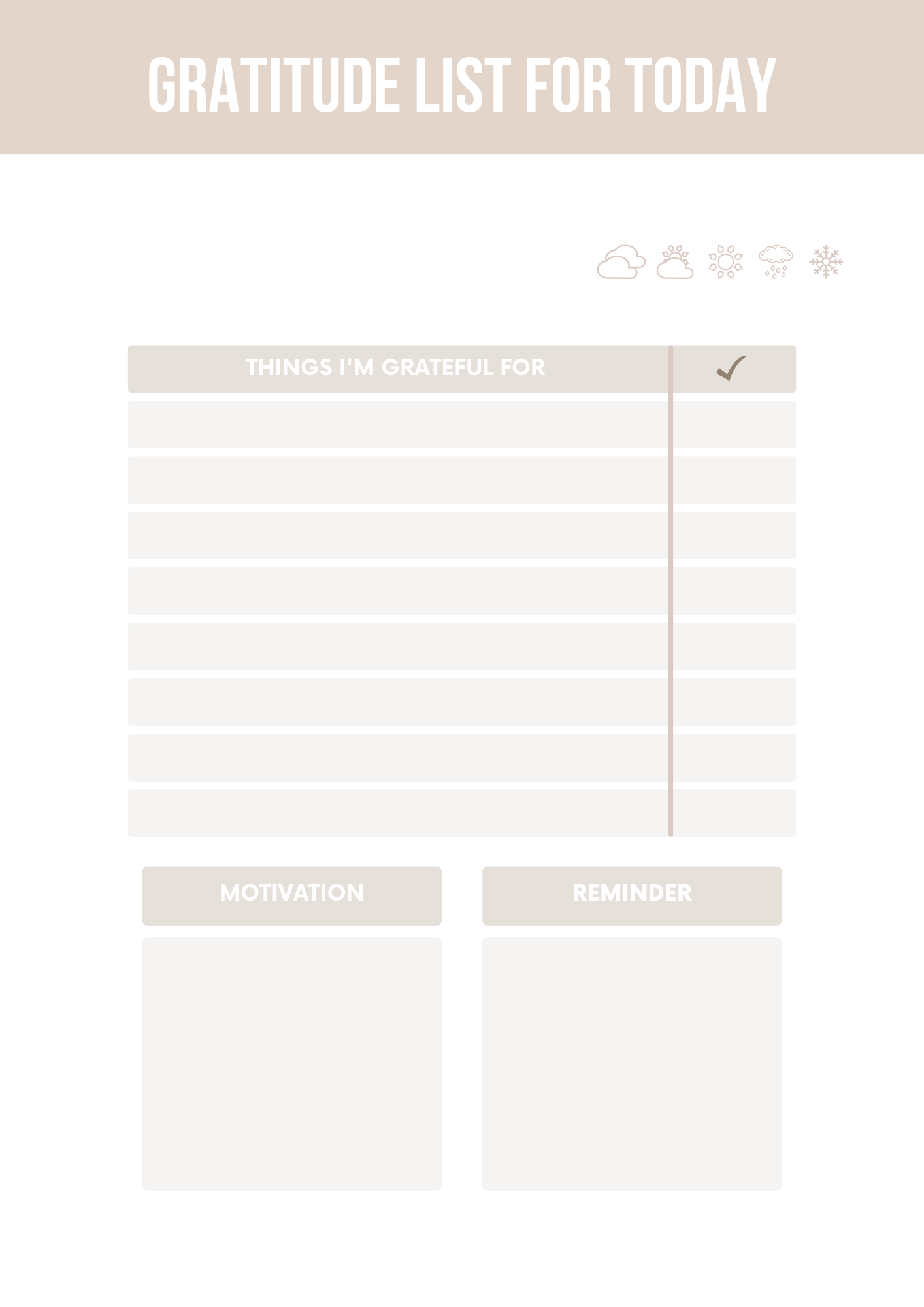 Canva Gratitude Journal Template Free Editable and Printable Design