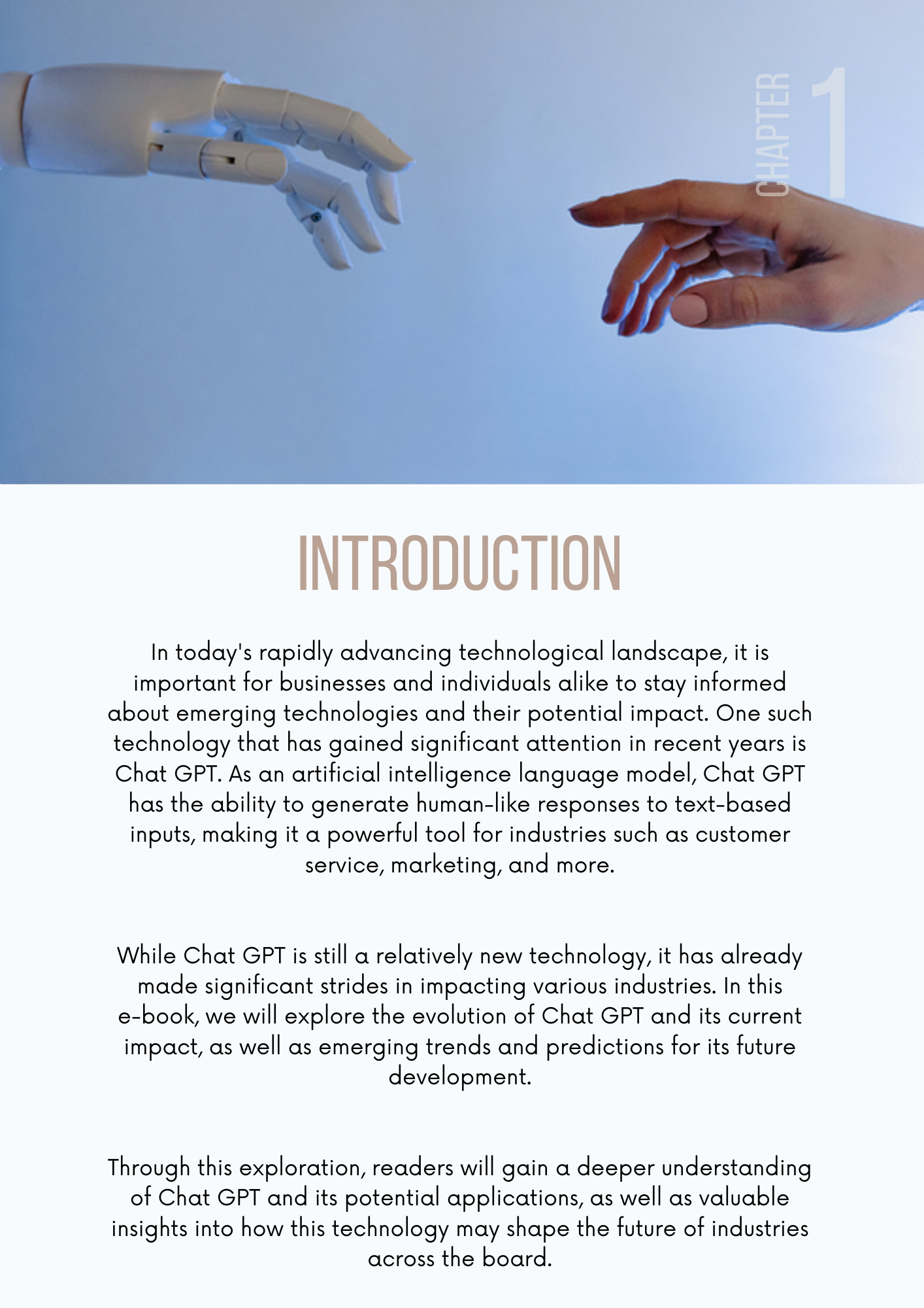 ChatGPT Future E-Book – AI Technology Trends & Predictions