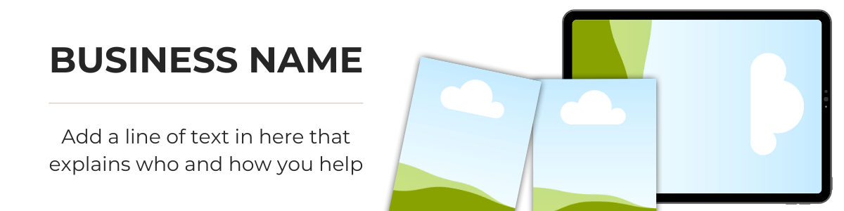 Etsy Shop Banners Editable Canva Template for Storefront Design