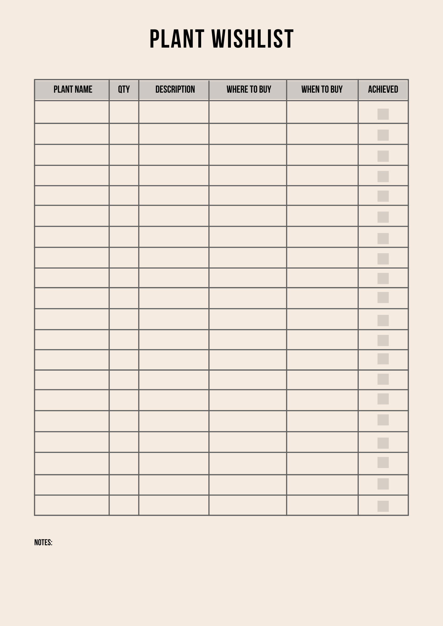 Garden Planner Editable Canva Template for Outdoor Design Ideas